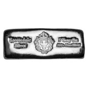 5 oz Scottsdale Cast Poured Silver Bar