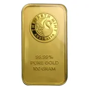 100 Gram Perth Mint Gold Bar (New w/ Assay)