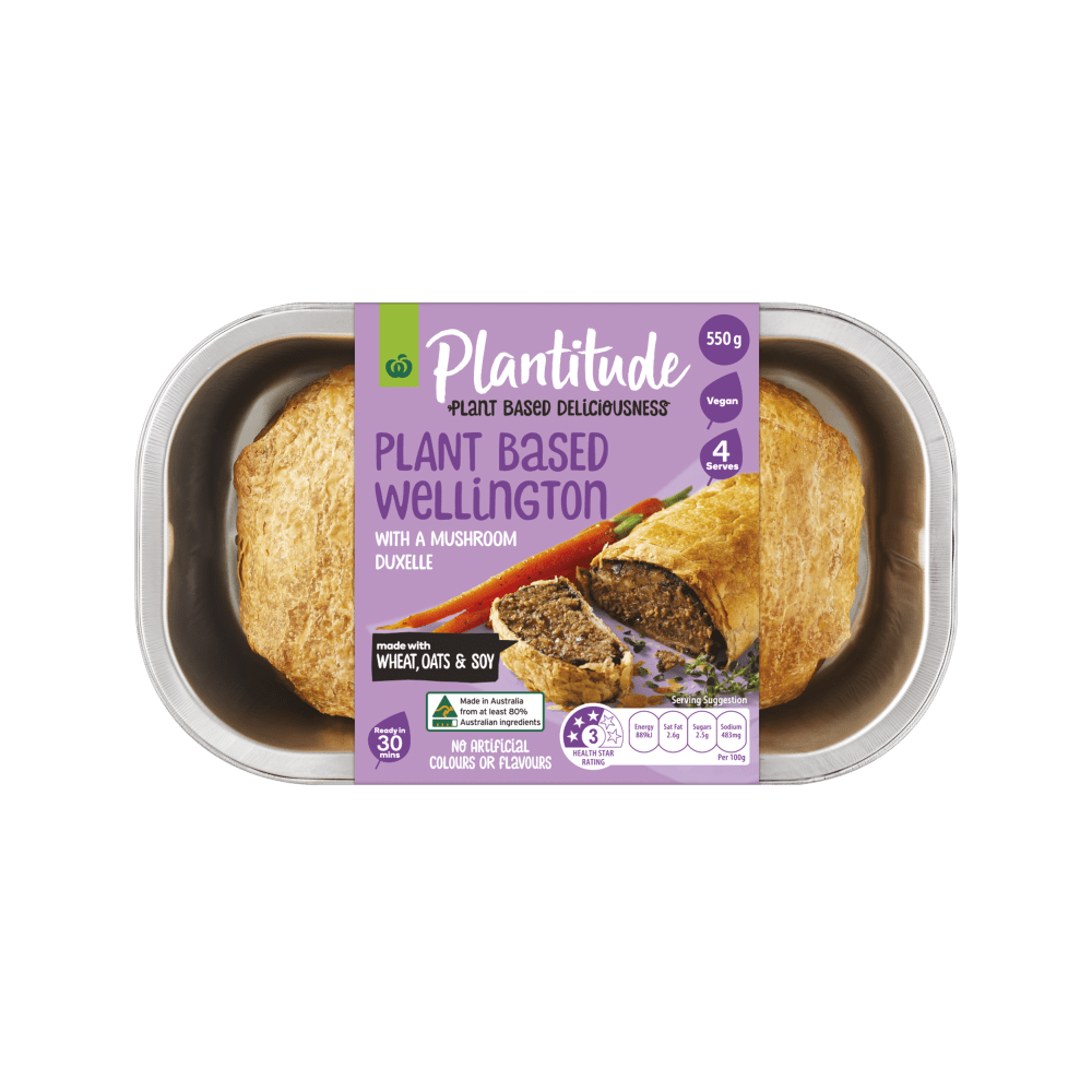 Plantitude Plant Based Wellington 550g bunch