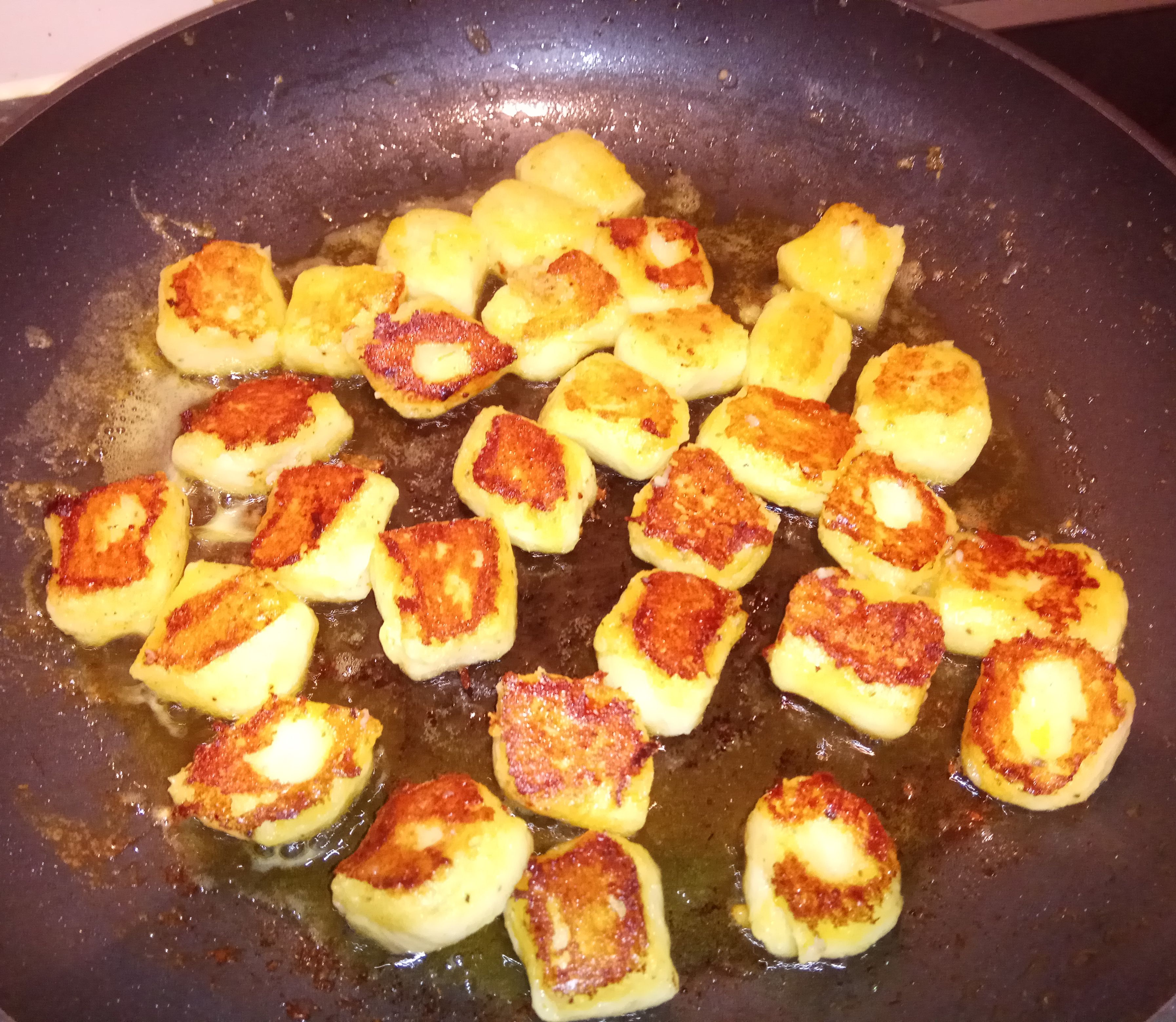 Pan Fried GF Potato Gnocchi bunch