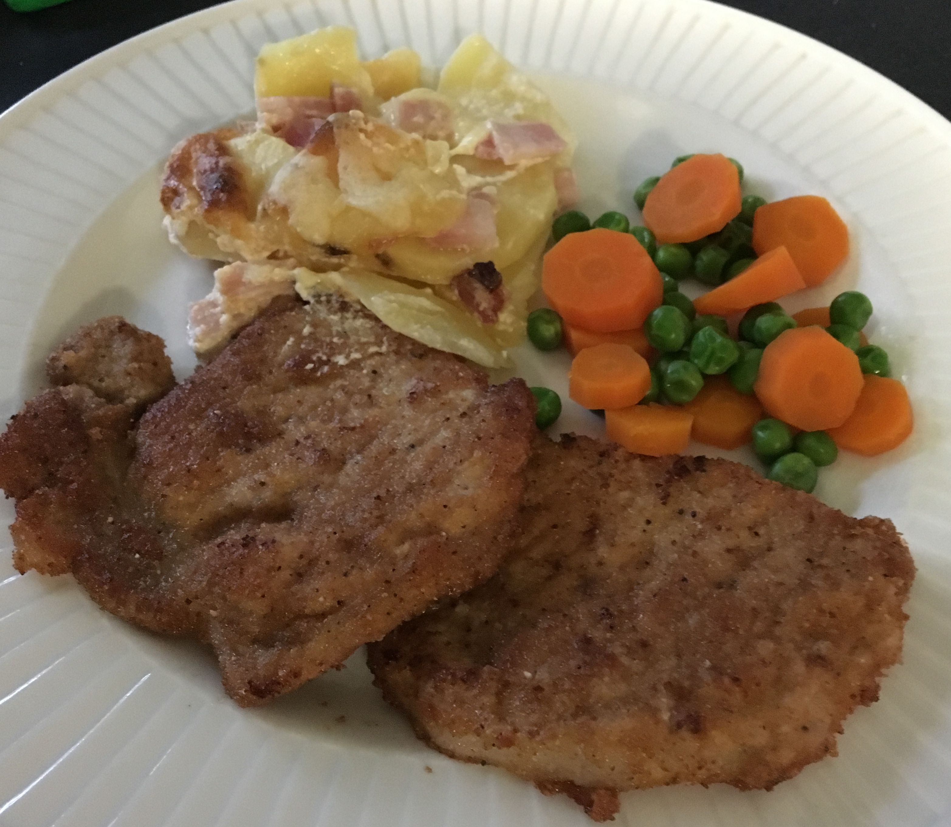 Crumbed Pork Schnitzel bunch