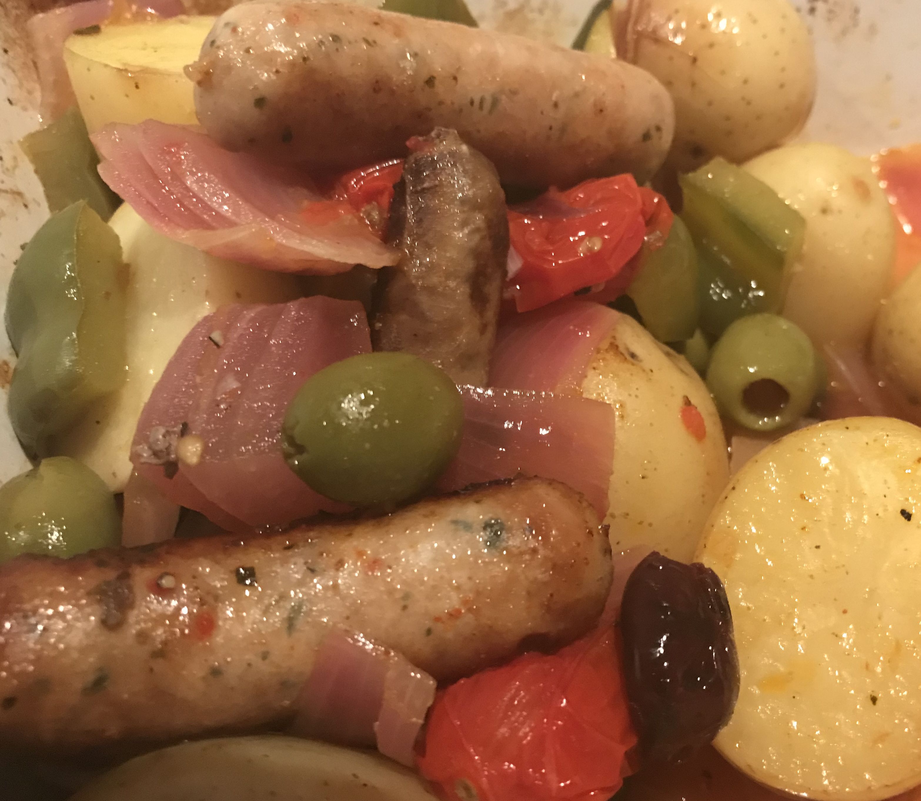 Chipolata Sausage Bake bunch