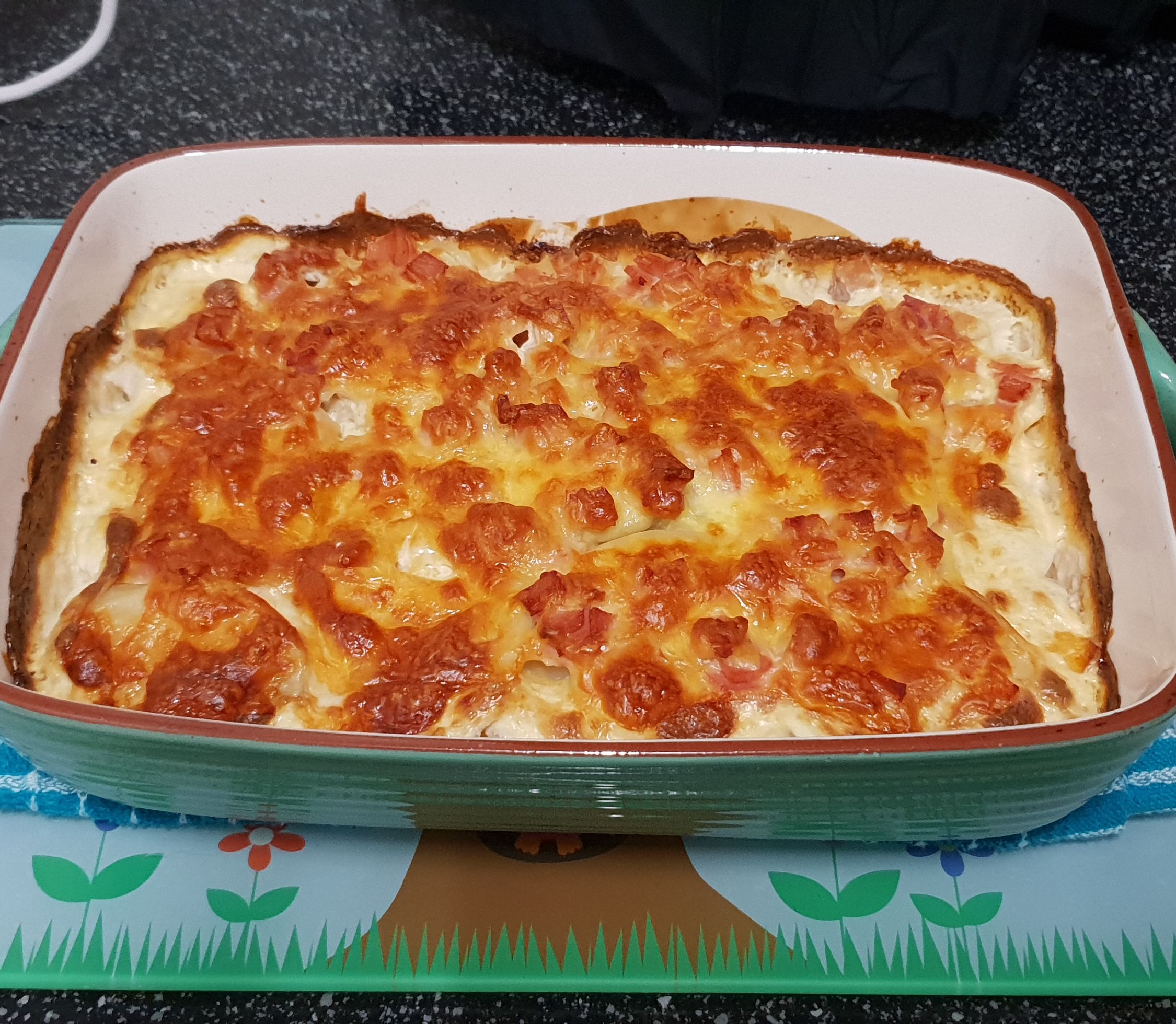 Lactose Free Potato Bake bunch