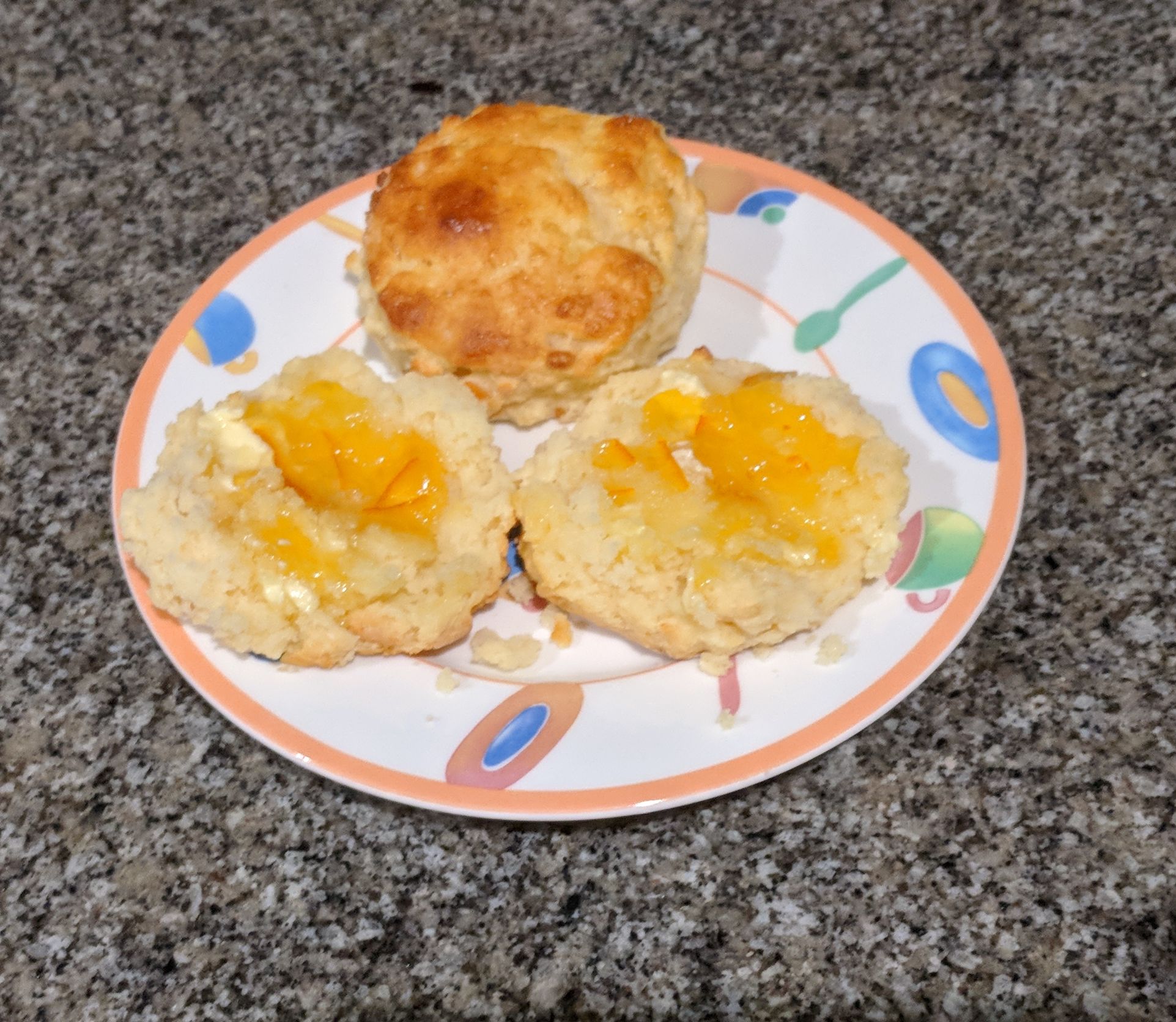 Marmalade Scones. bunch