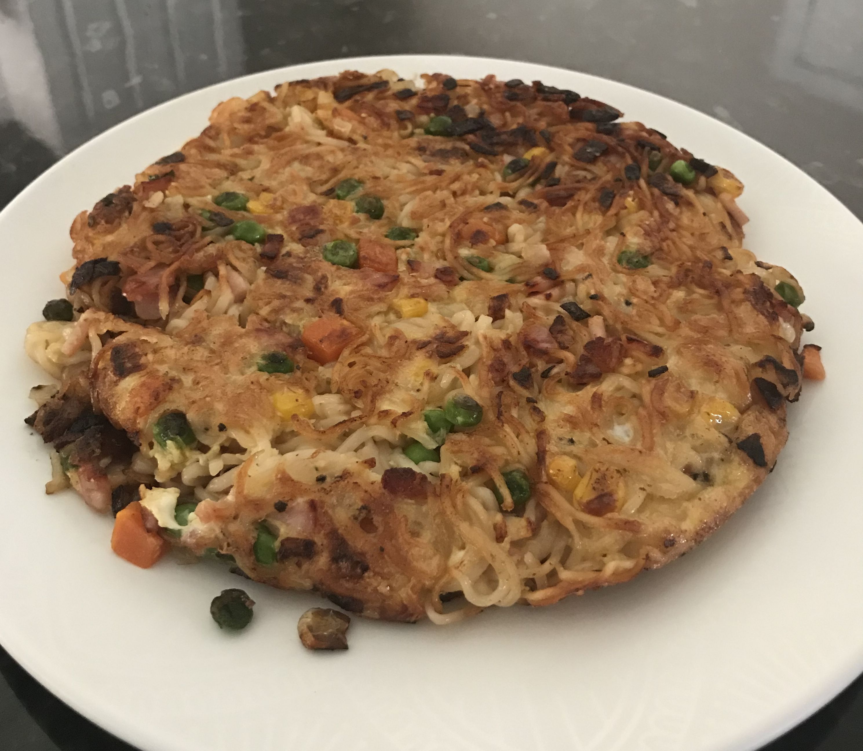 2 minutes noodle pancake bunch