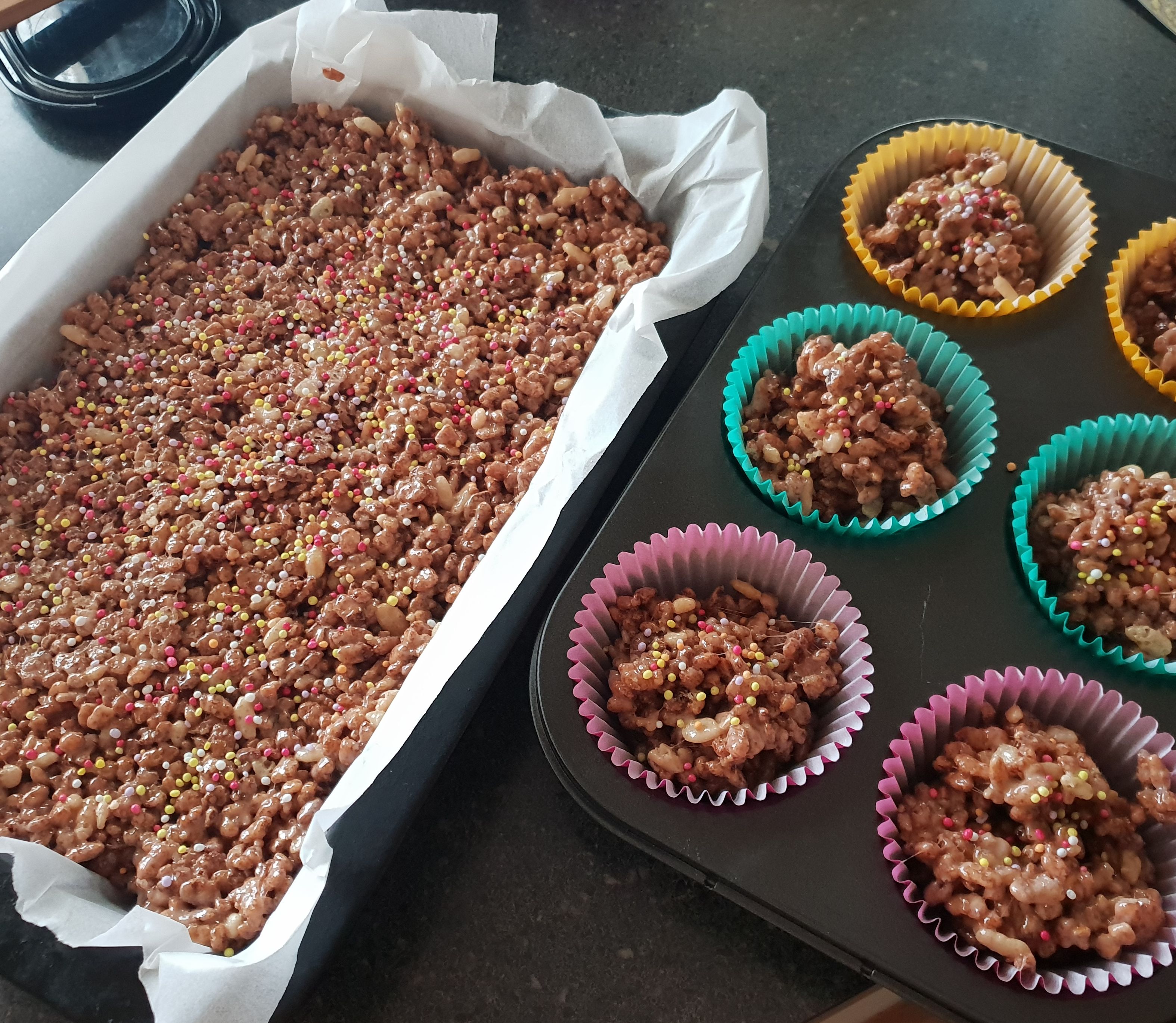 Homemade LCM / bubble bars bunch