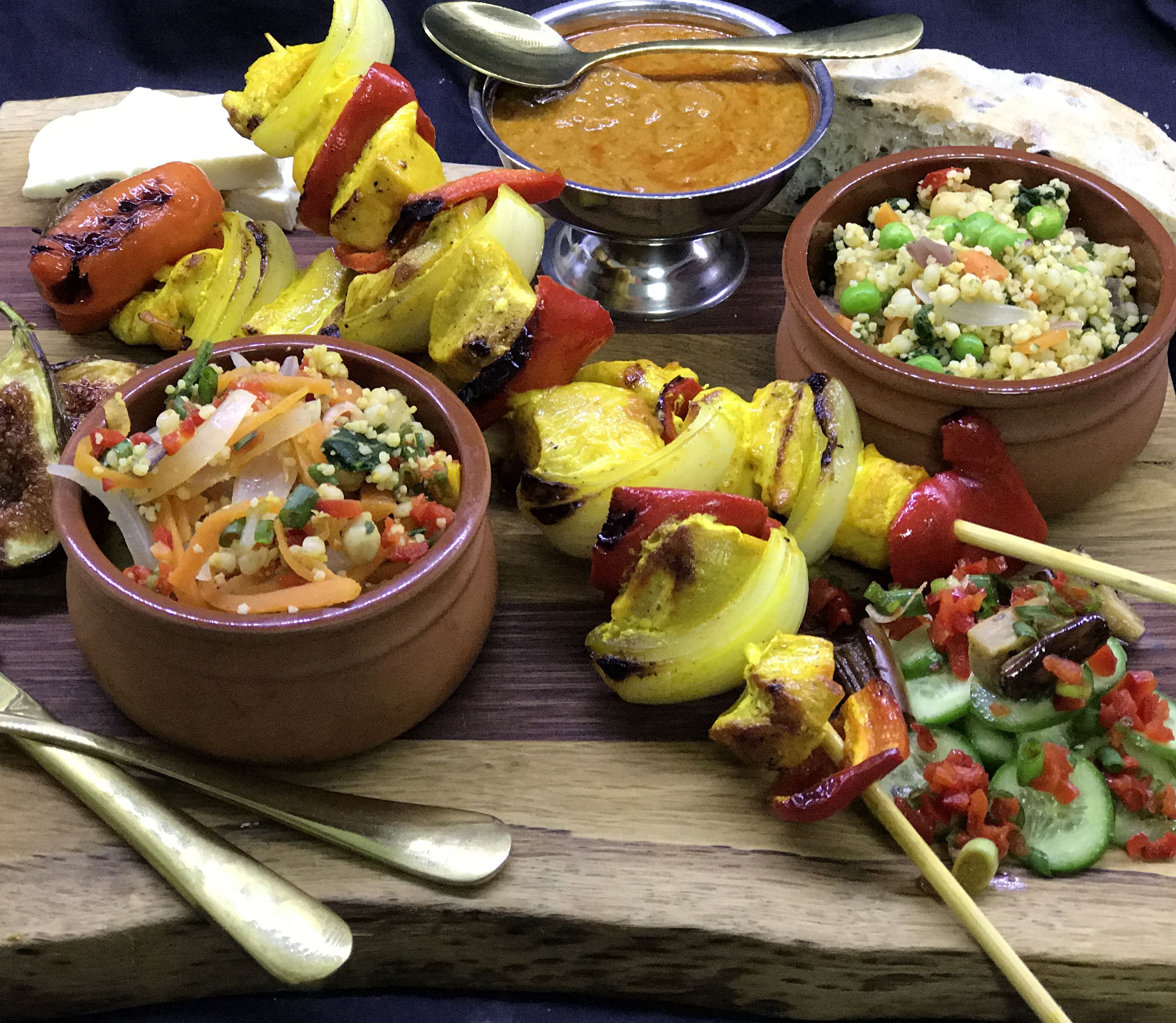 Mango and Sweet Chilli Kabobs bunch