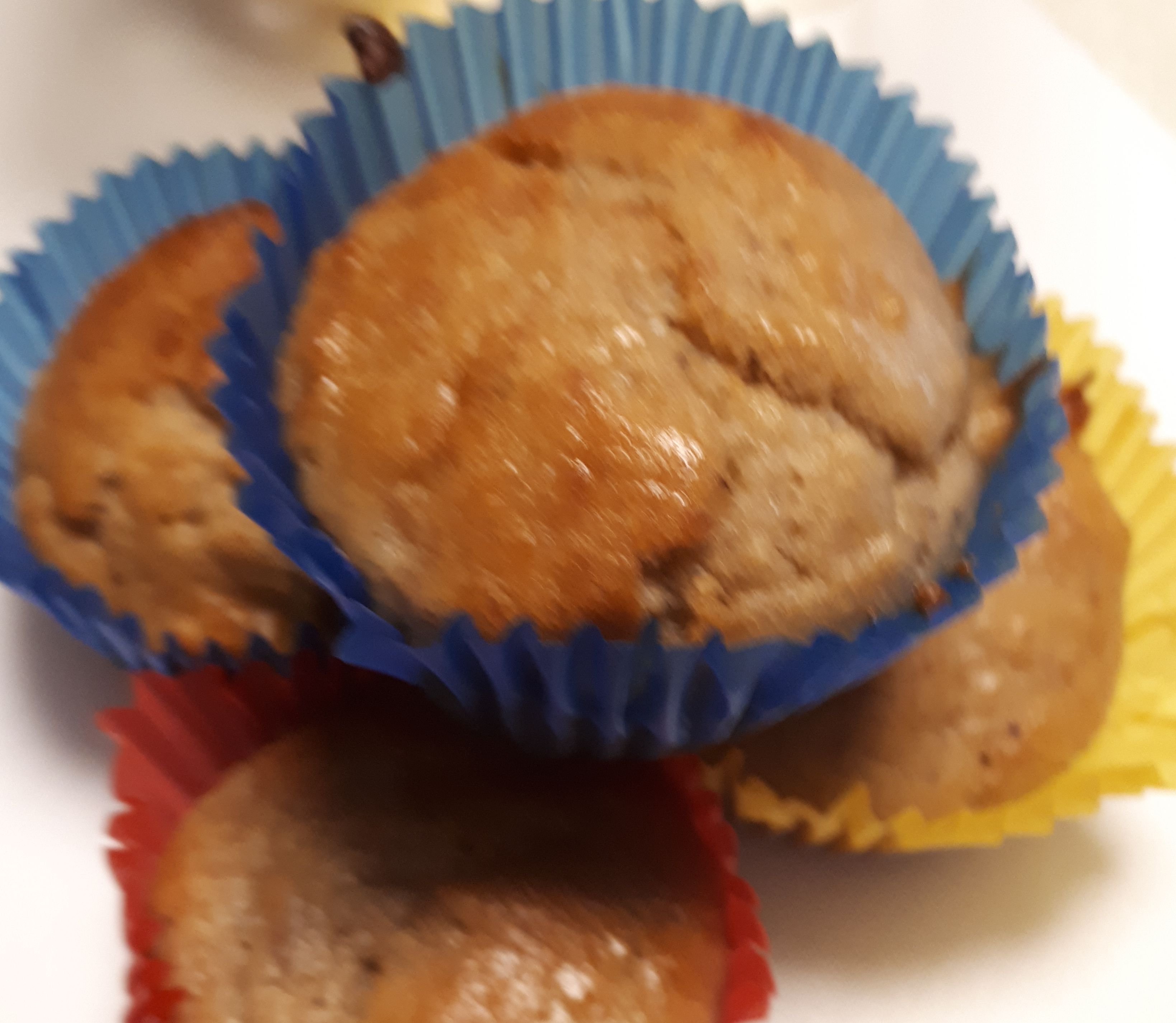 EggFree Banana muffins bunch
