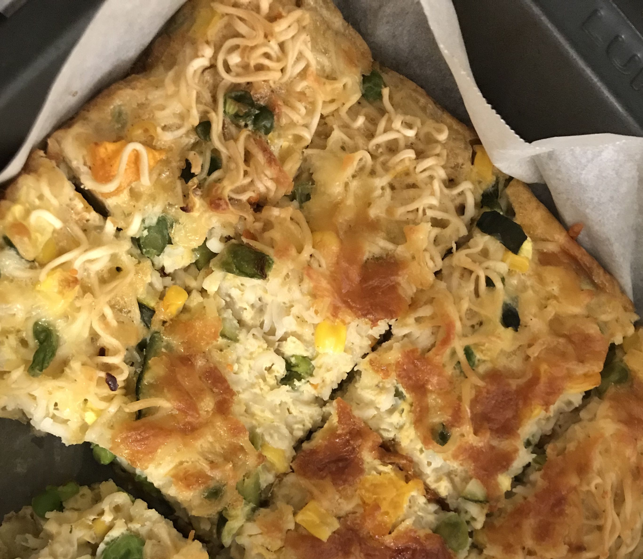 Vegetable noodle slice bunch