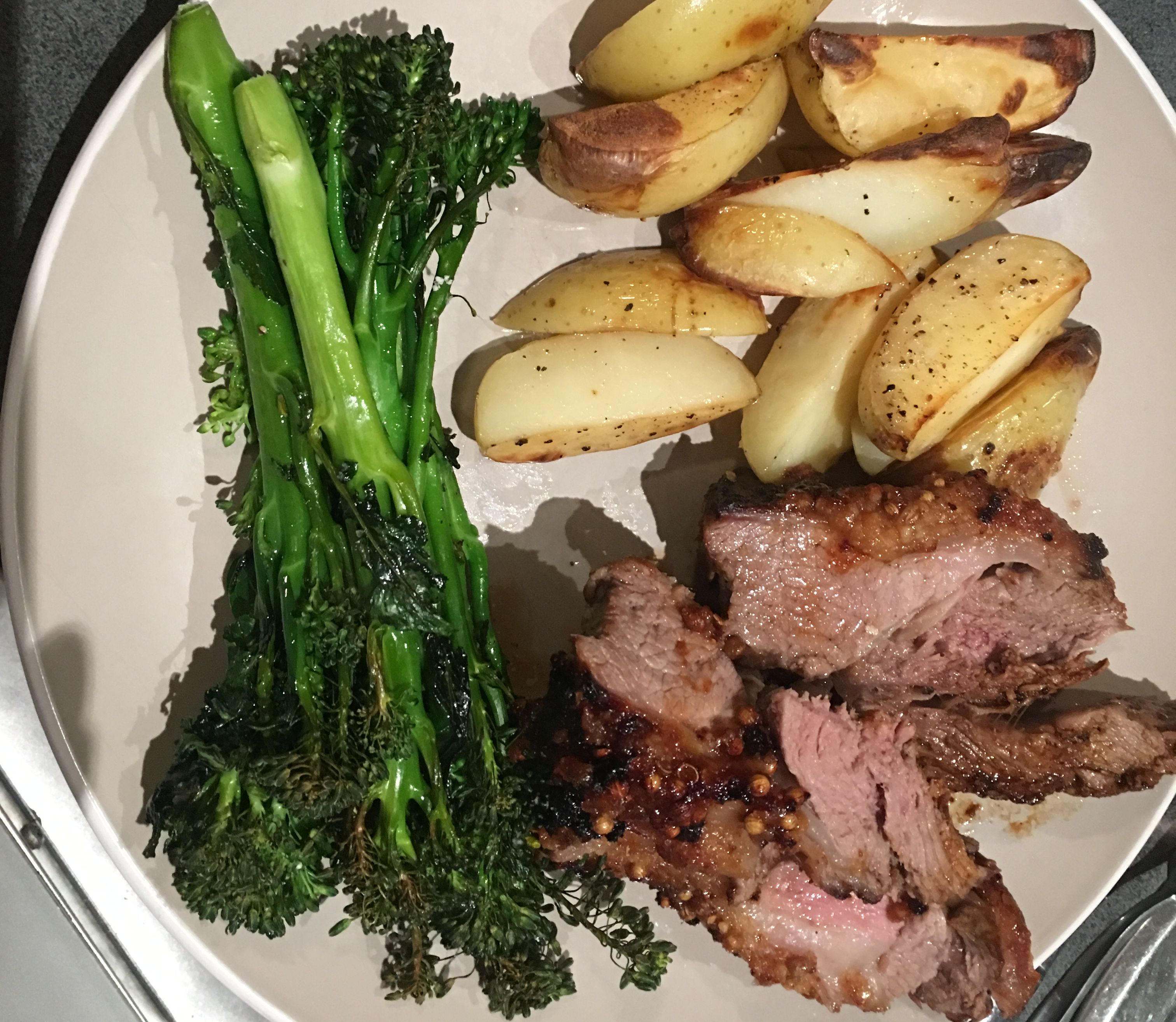 Honey roast lamb bunch