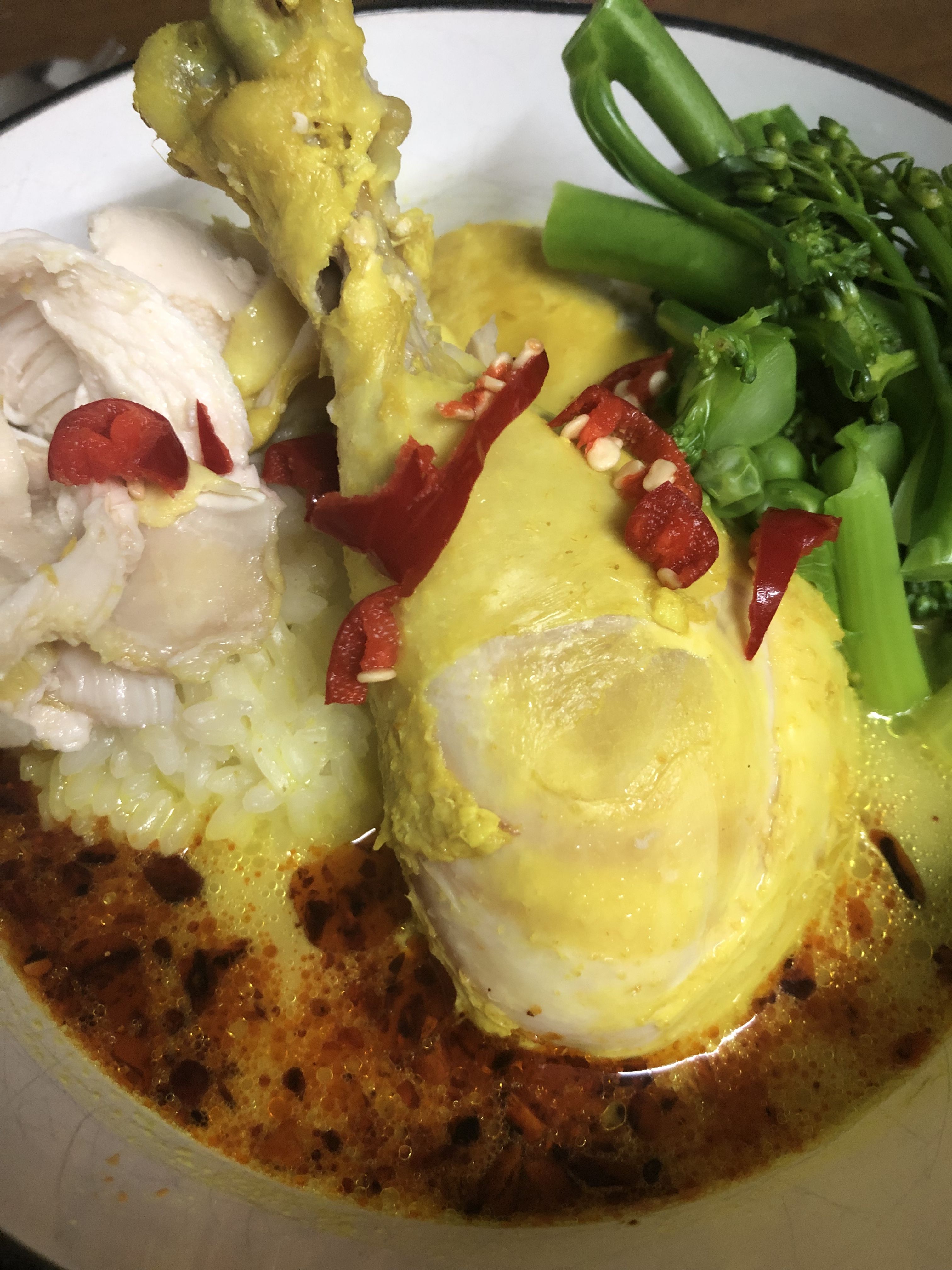 Poached whole Asian chicken | bunch