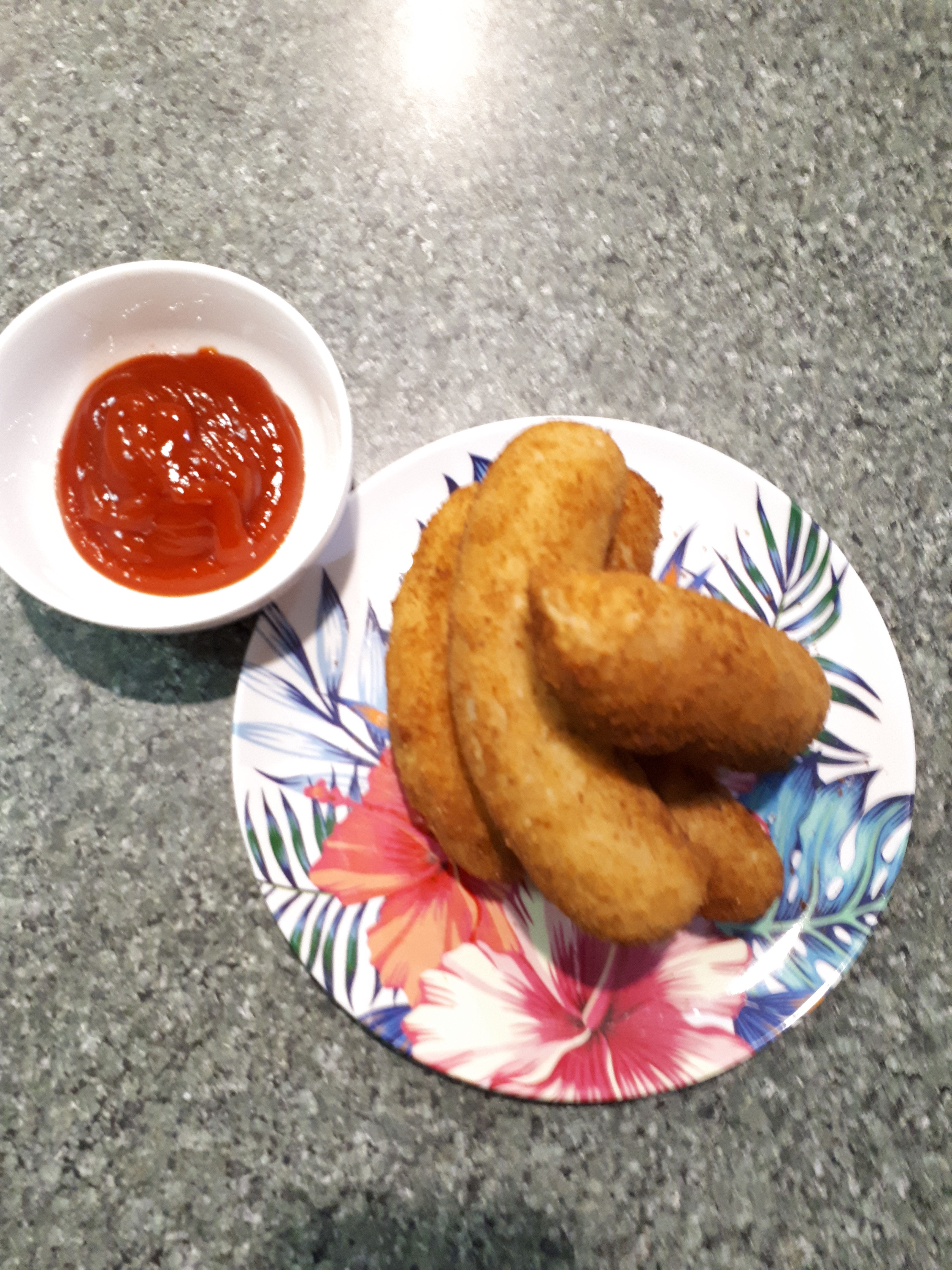 Crumbed Sausages bunch