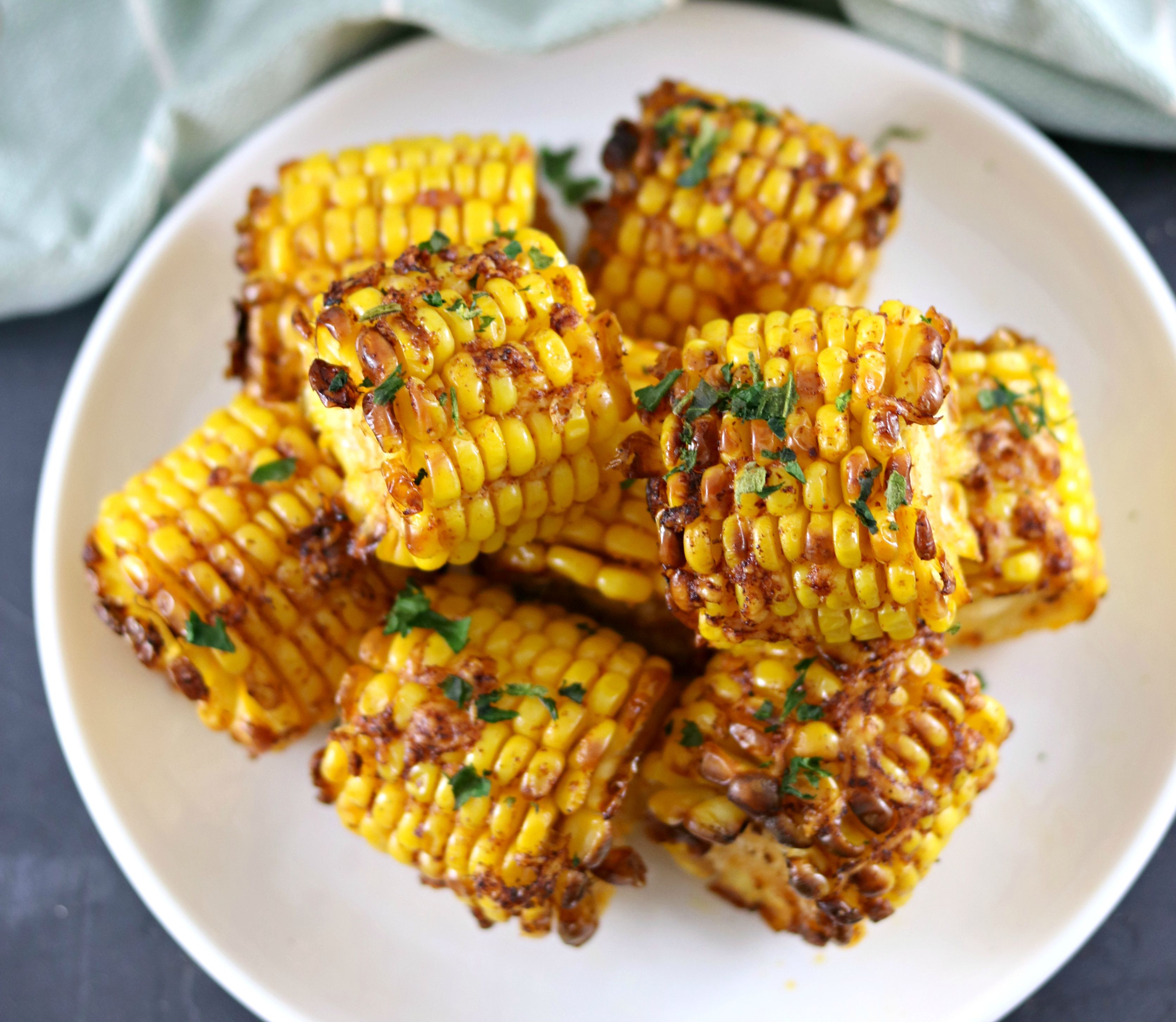 Garlic and Parmesan Butter Roasted Corn on the Cob bunch