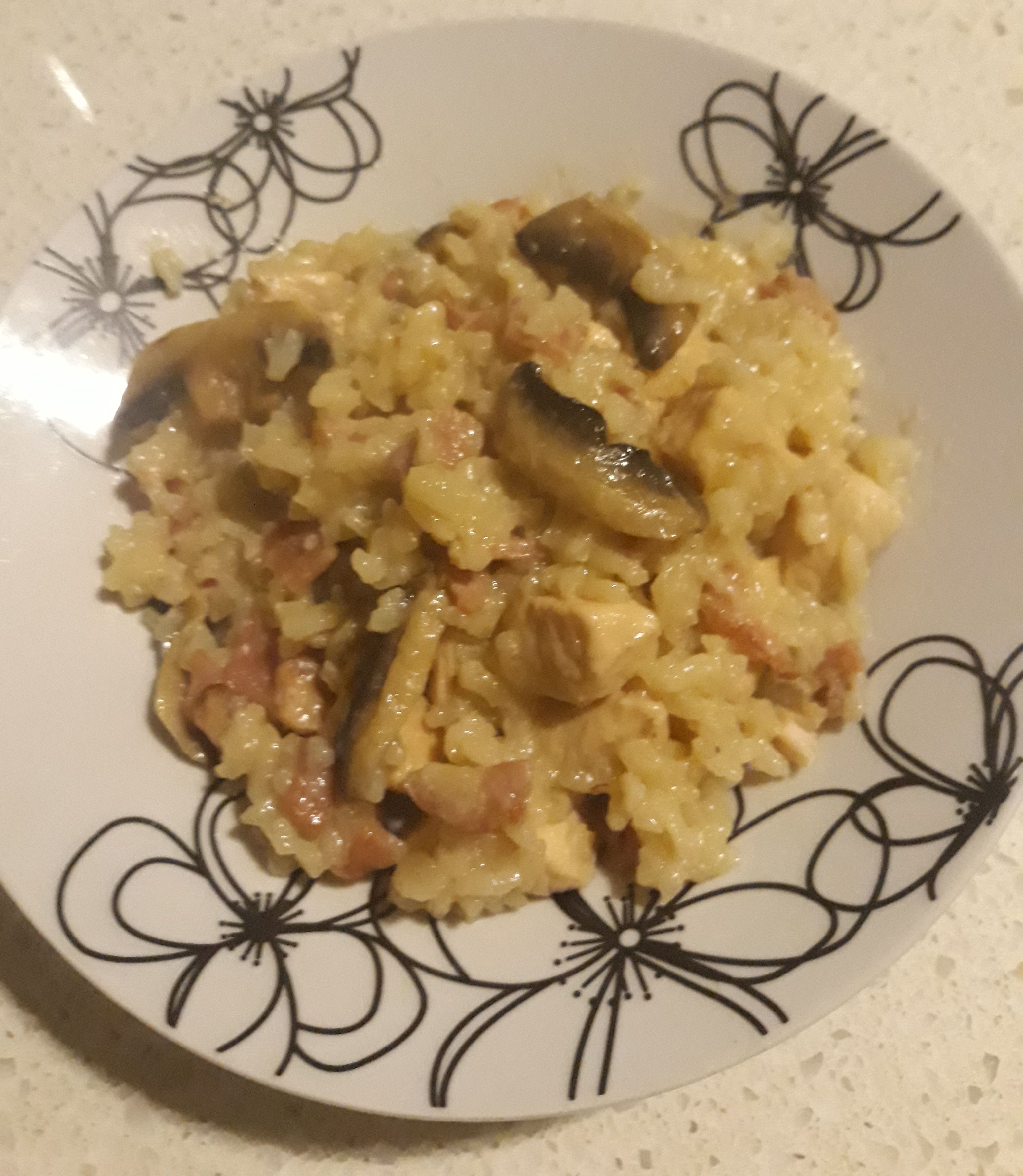Chicken, Bacon & Mushroom Baked Risotto bunch