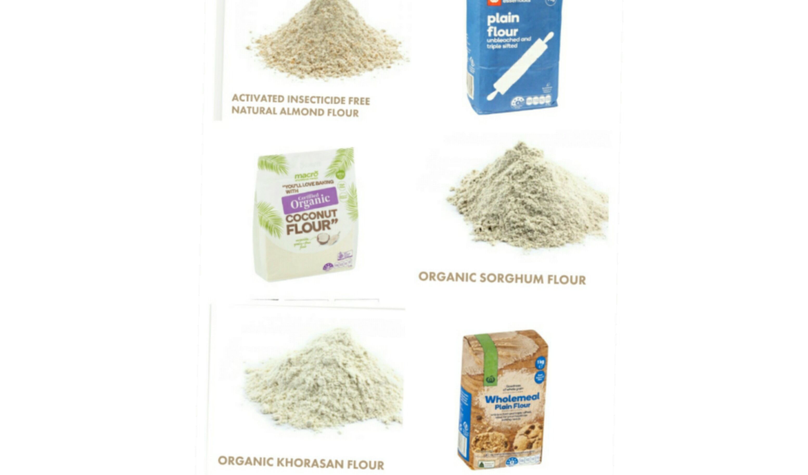 What's the healthiest flour? bunch