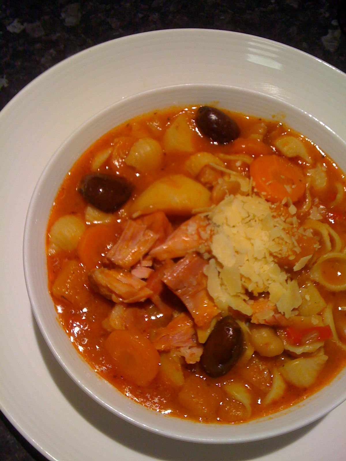 Slow Cook Bacon Hock Minestrone bunch