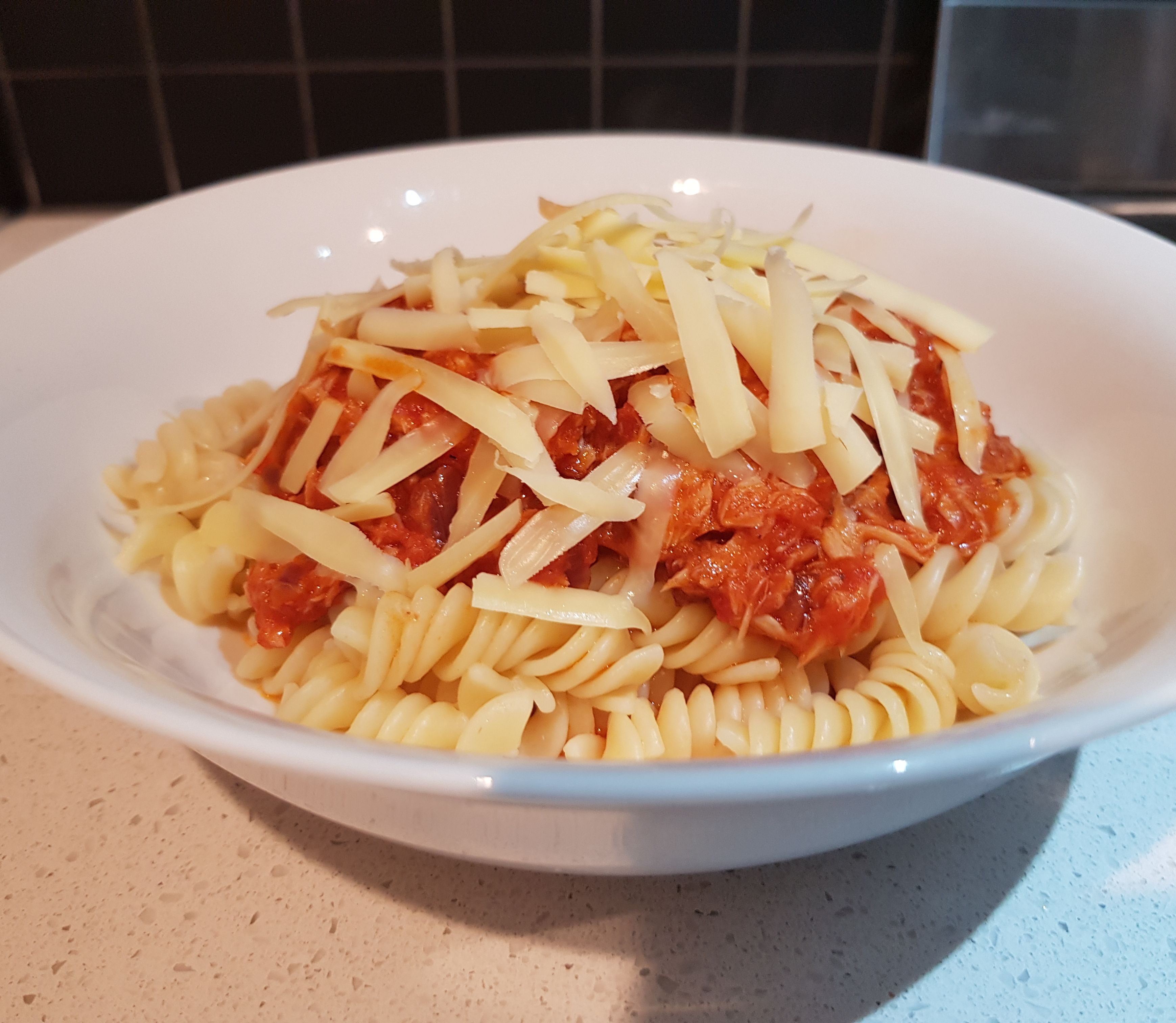 Tuna bolognese bunch