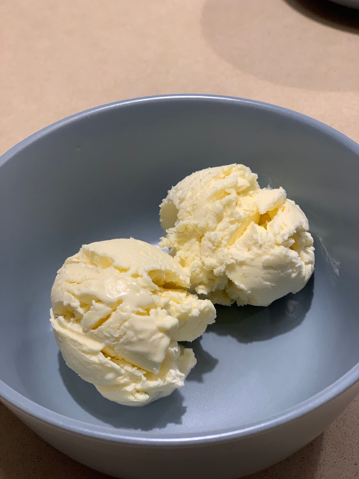 Super Quick Vanilla Ice Cream bunch