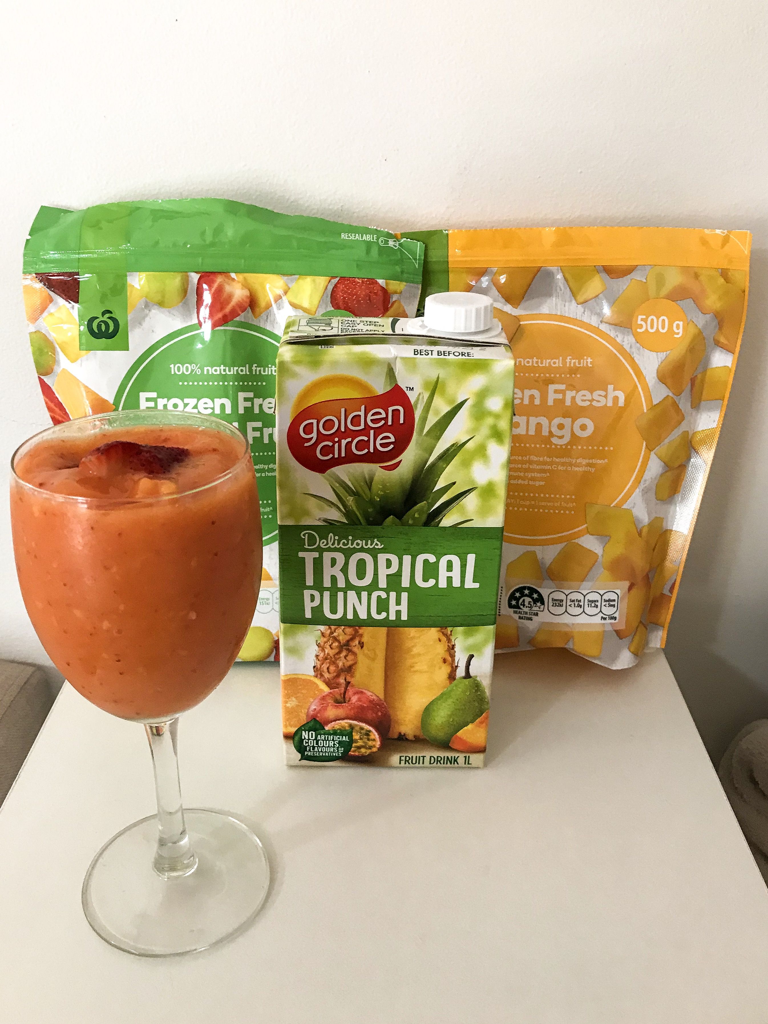 Quick Frozen Fruit Smoothie bunch
