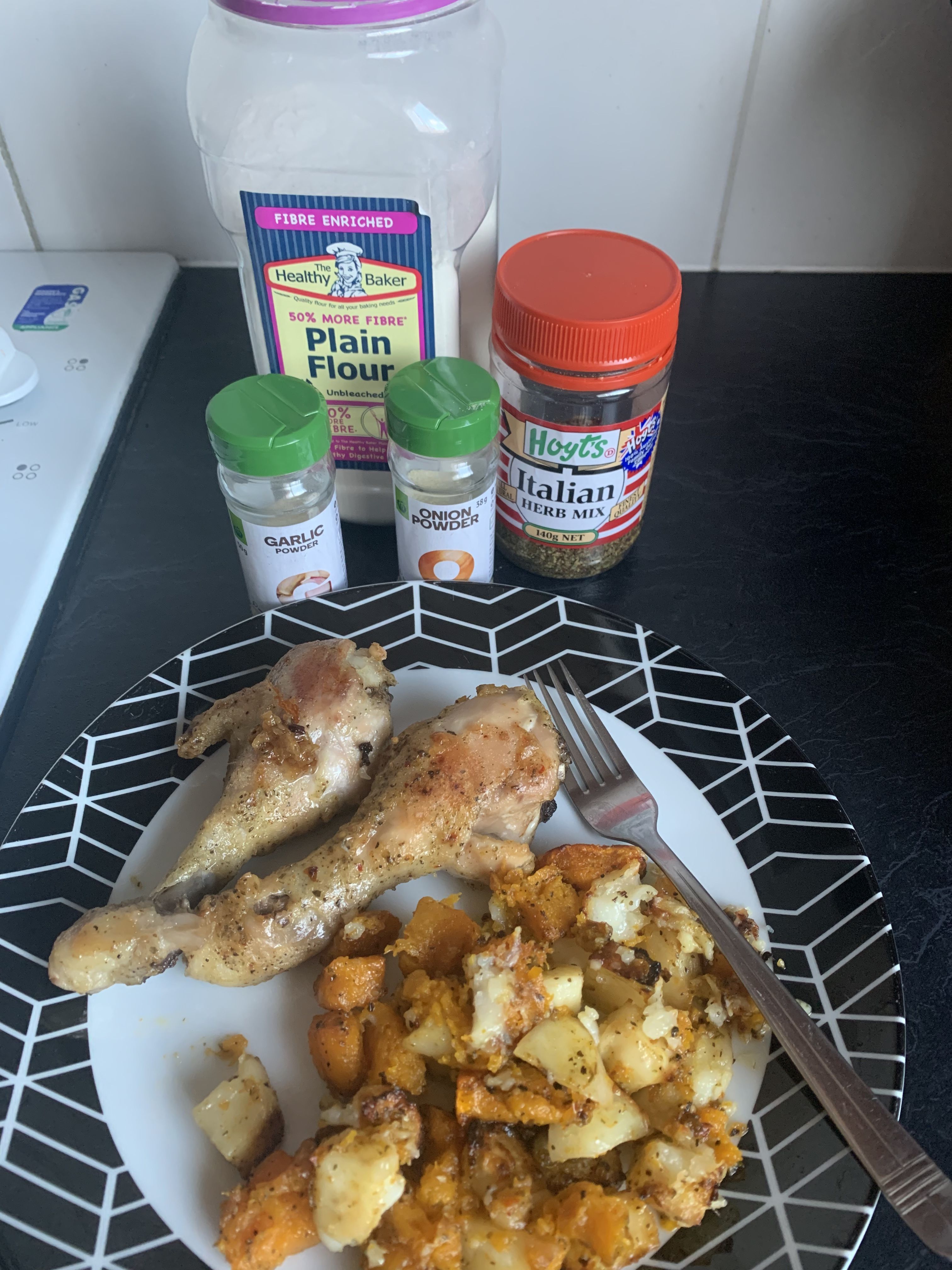 Chicken drumstick seasoning bunch