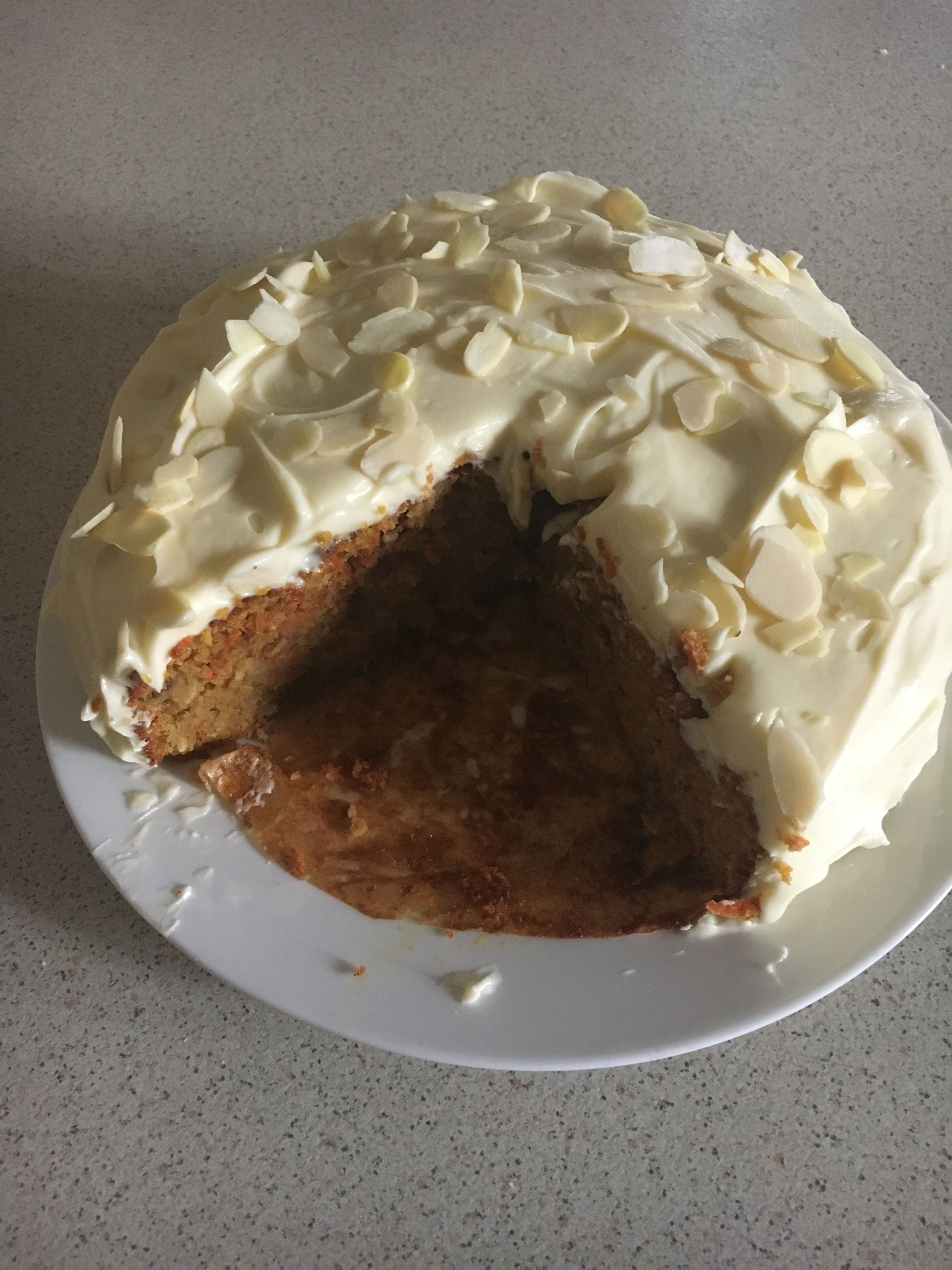 Flourless carrot cake bunch