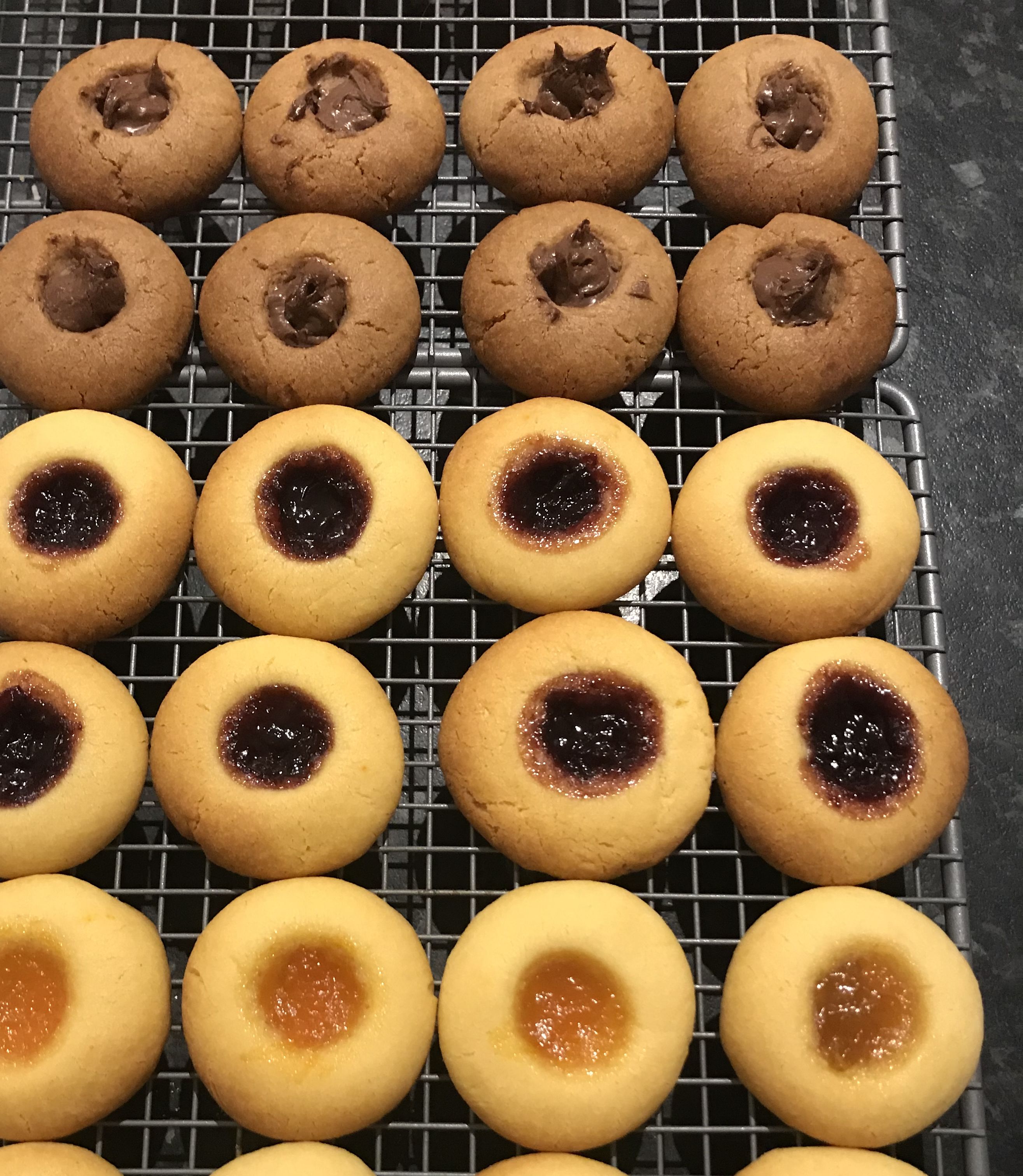 Jam / Nutella Drop Biscuits bunch
