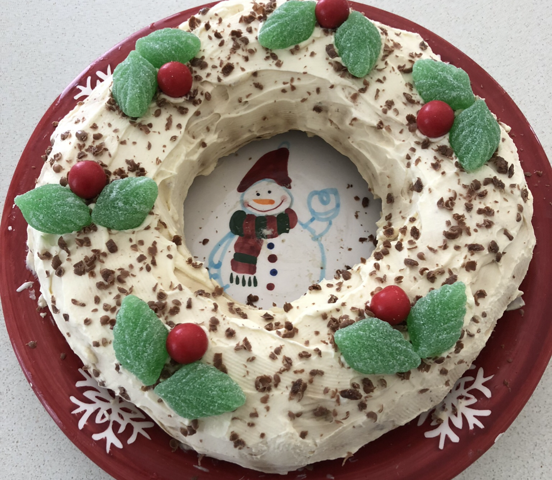 Christmas Chocolate Ripple Cake Bunch