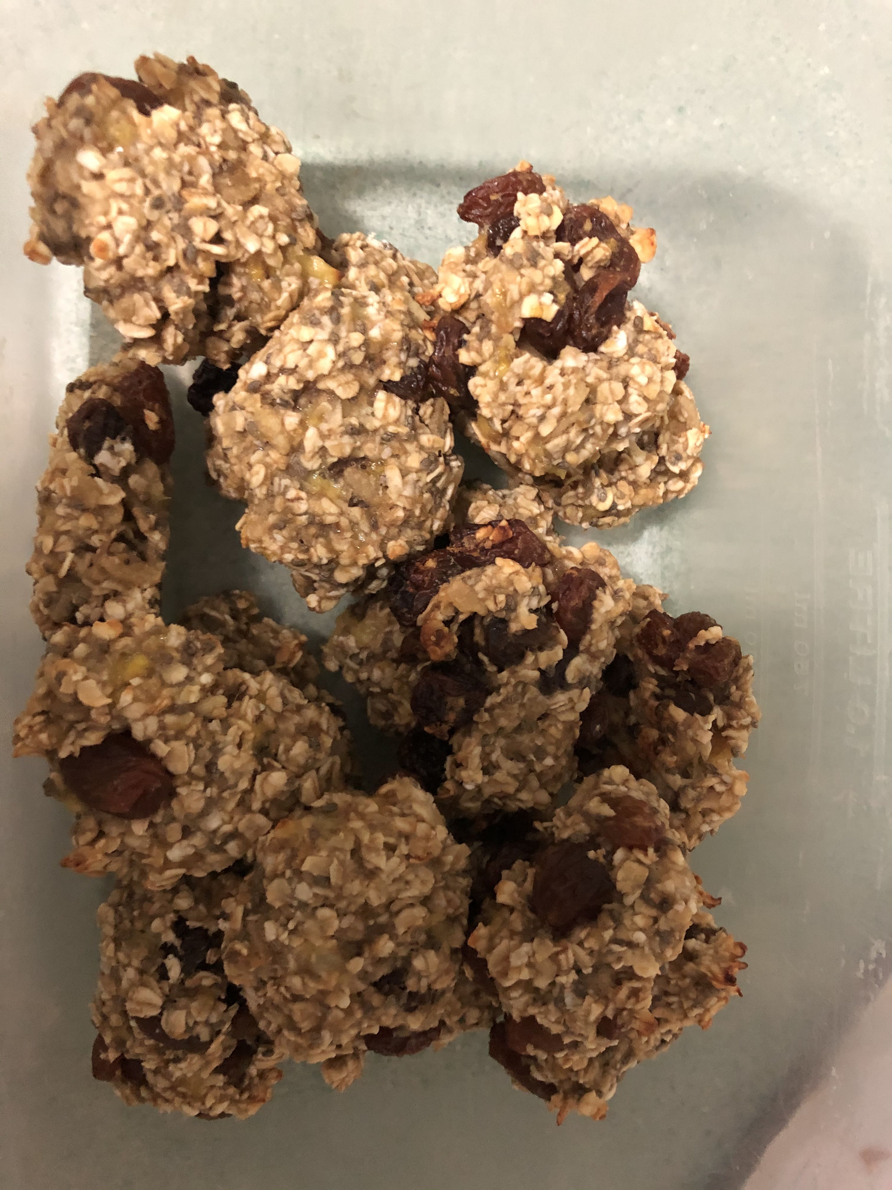 Banana & Oat biscuits bunch