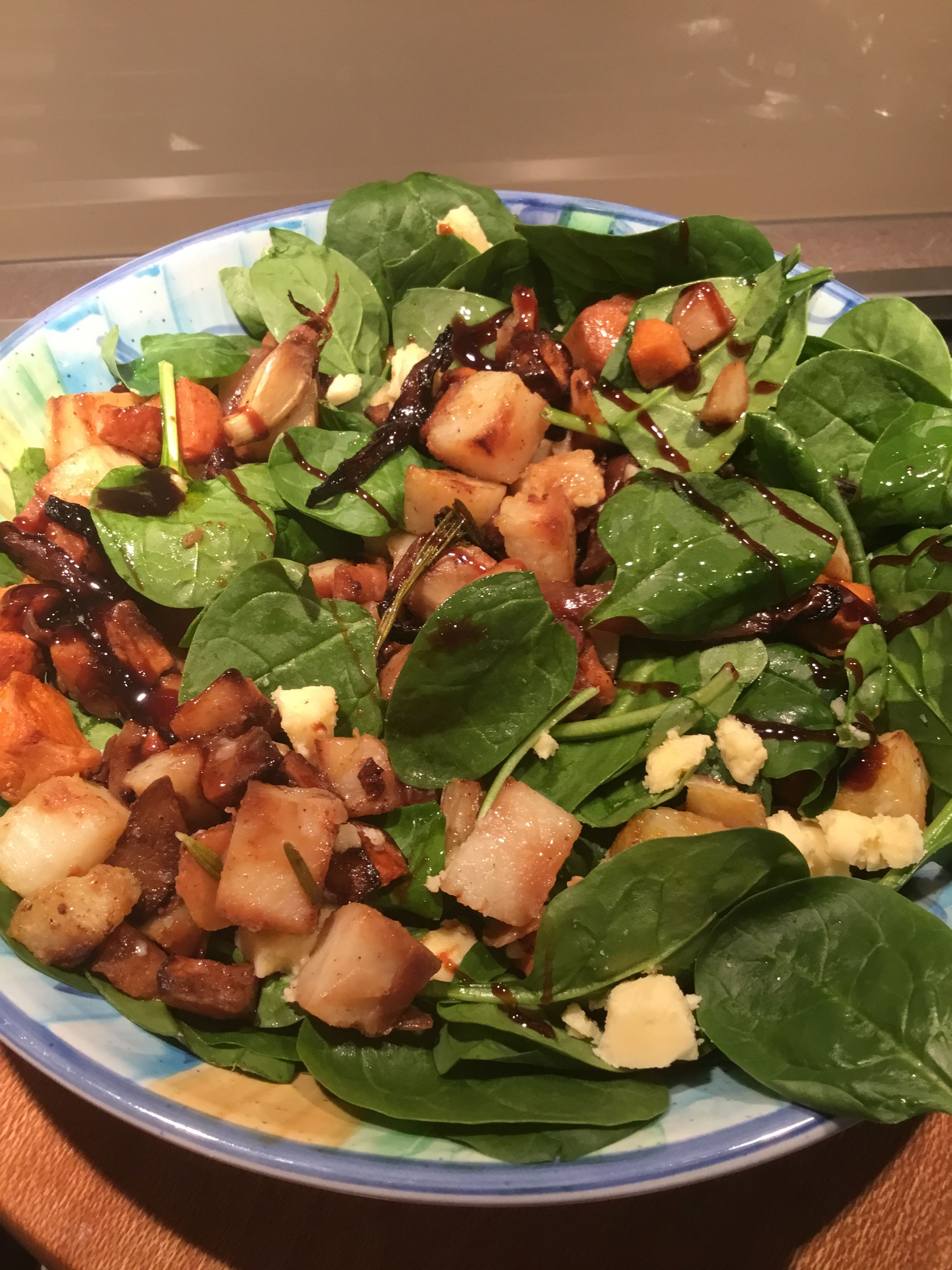 Woolies warm salad bunch