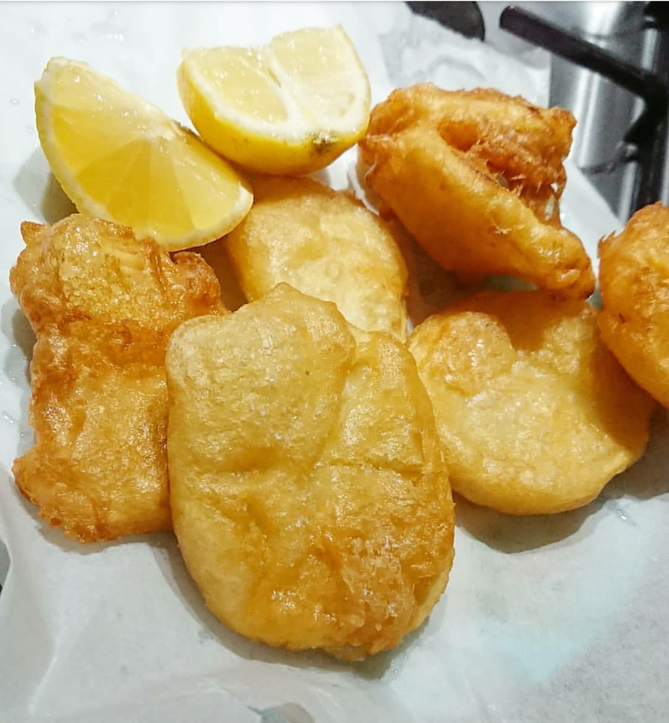 Gluten free potato scallops bunch