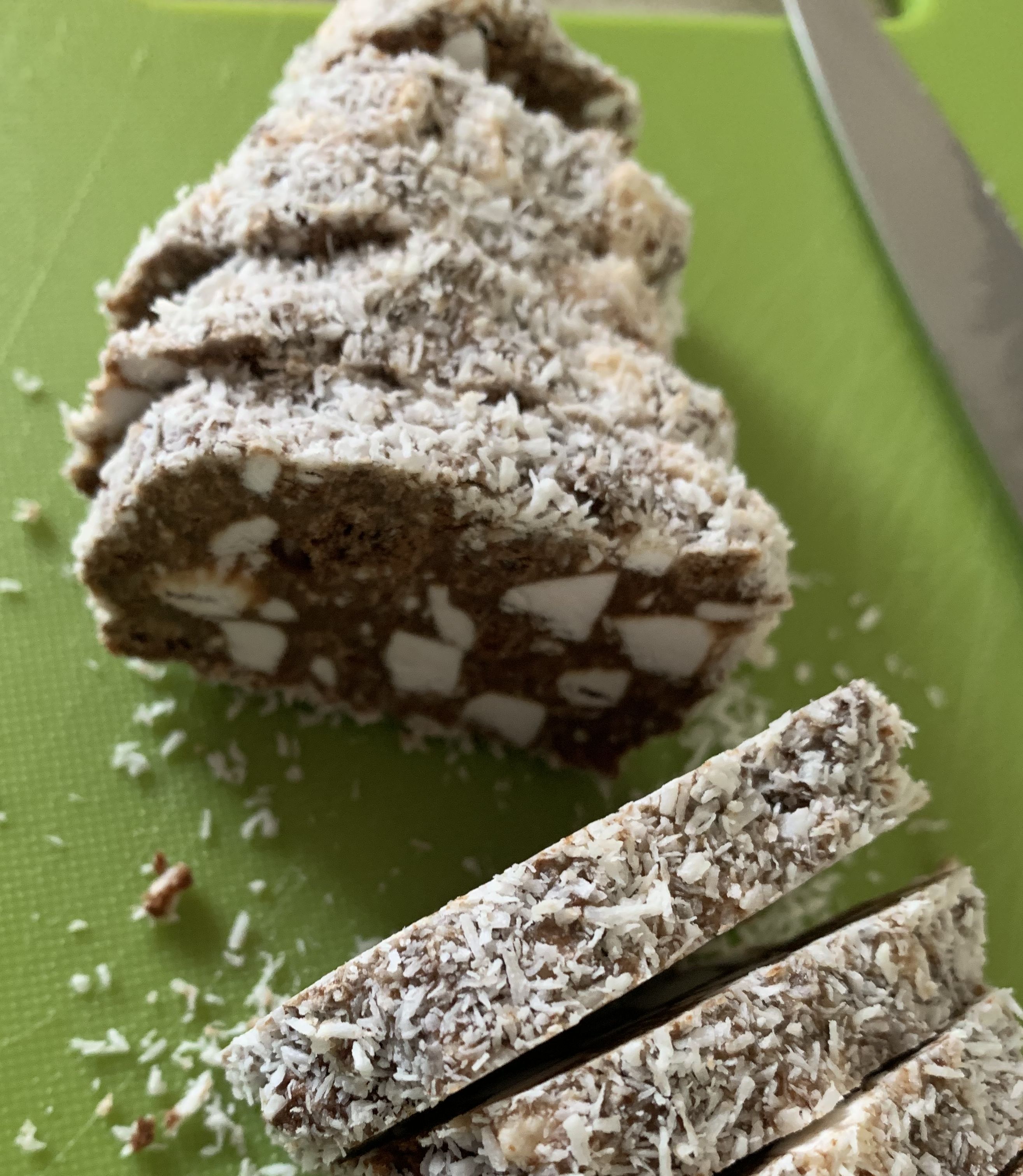 Chocolate Peppermint Logs bunch