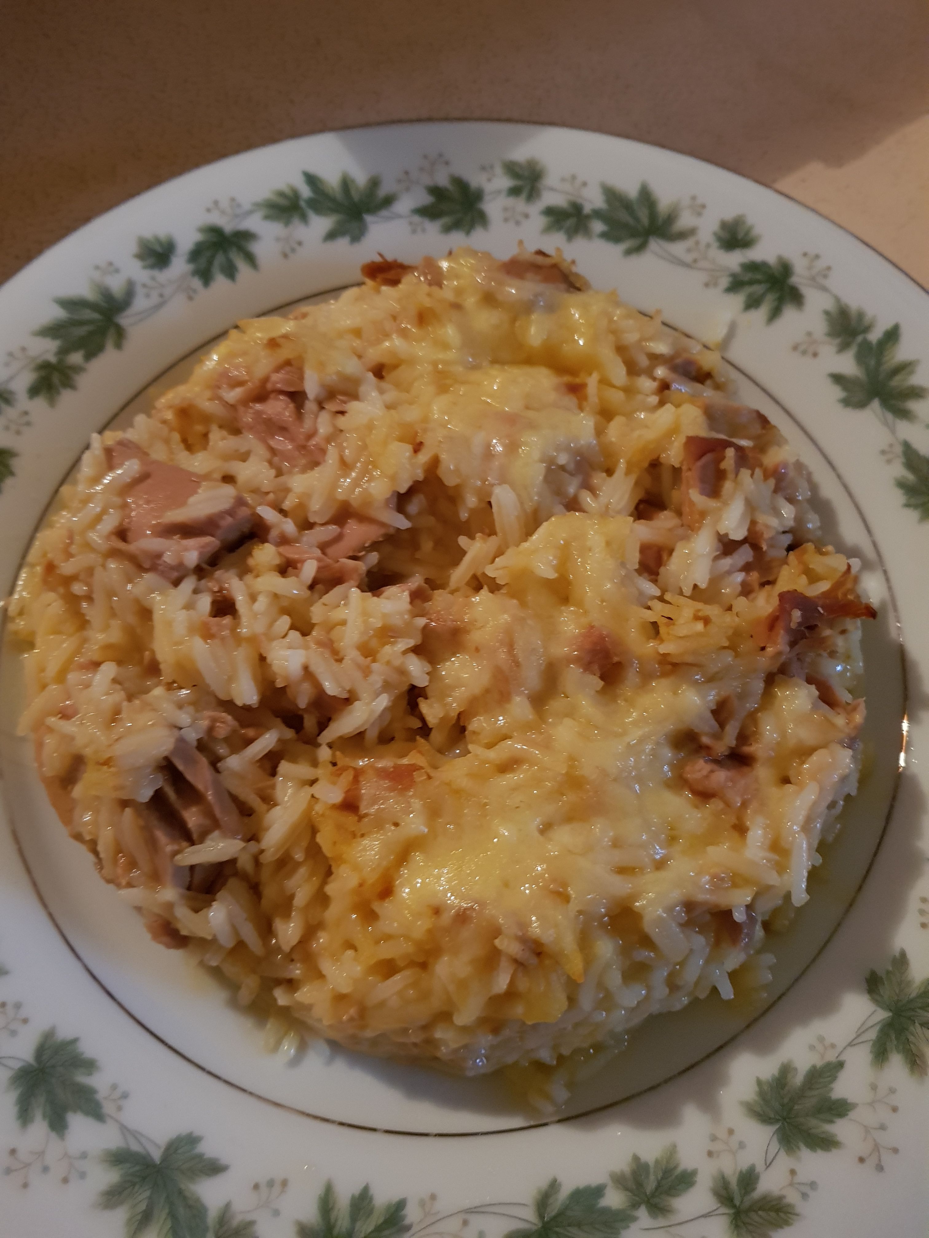 4 ingredient tuna rice bake | bunch
