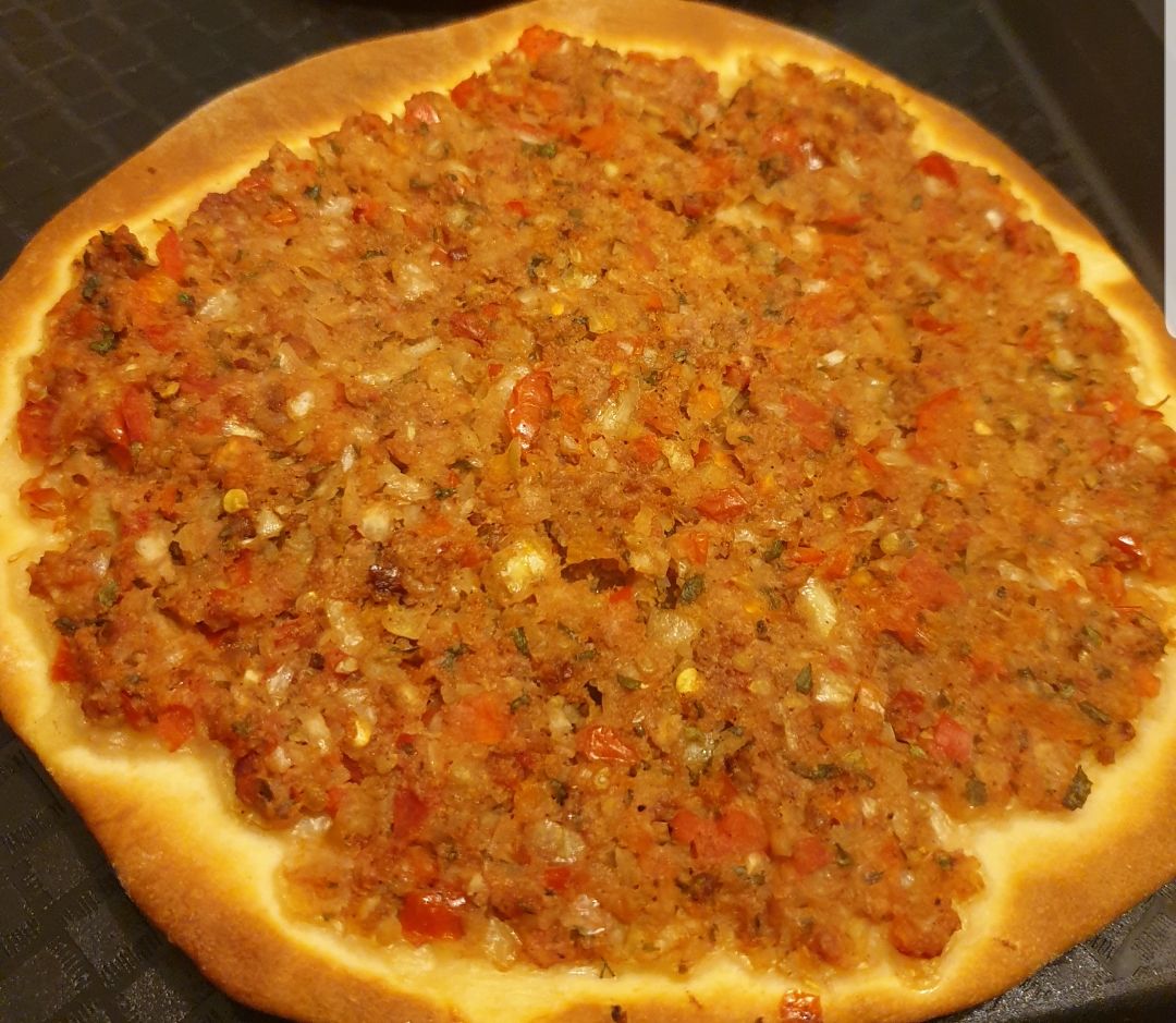 Sfiha (Lebanese meat pizza) bunch