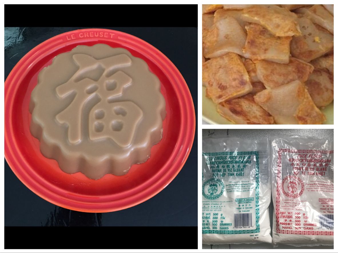 chinese new year sticky rice cakes
