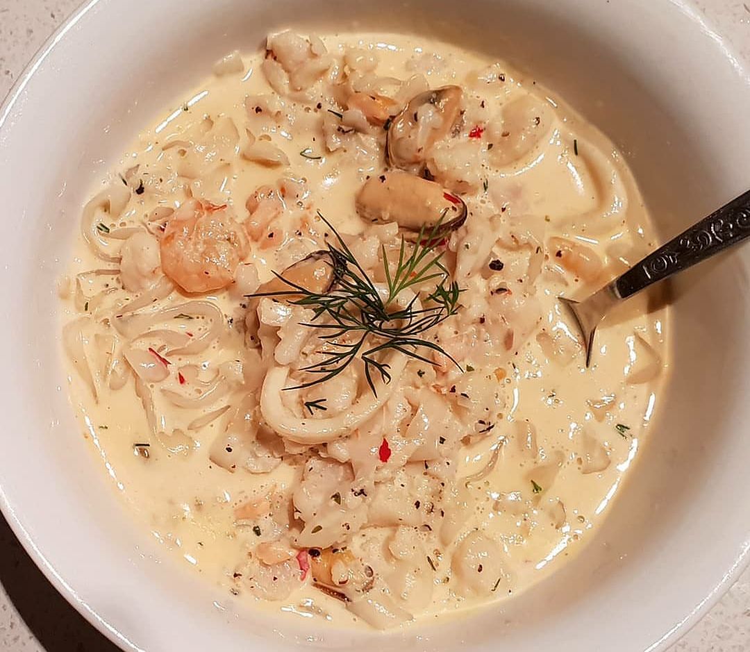 Creamy seafood marinara | bunch