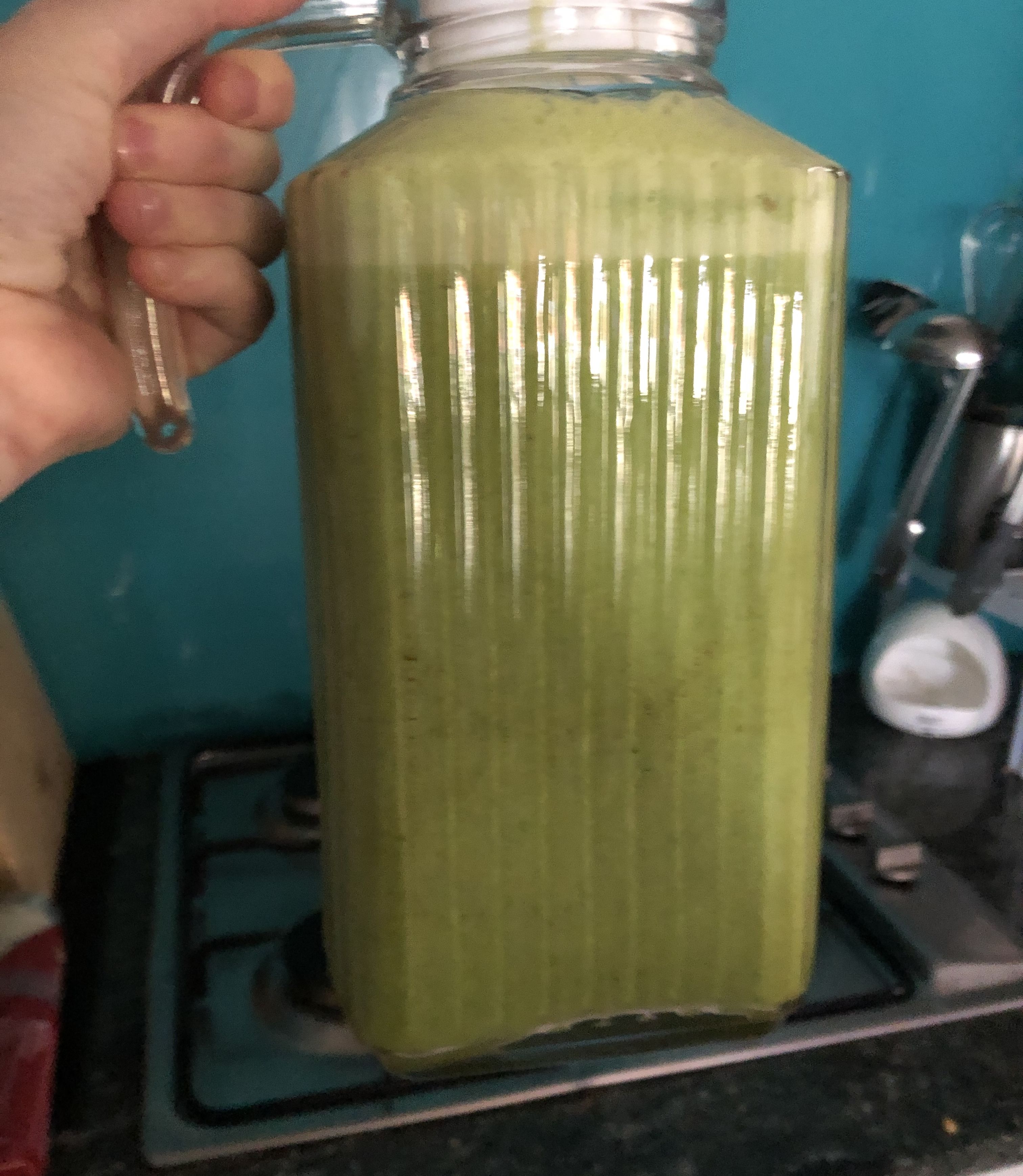 Apple Celery Mint juice bunch