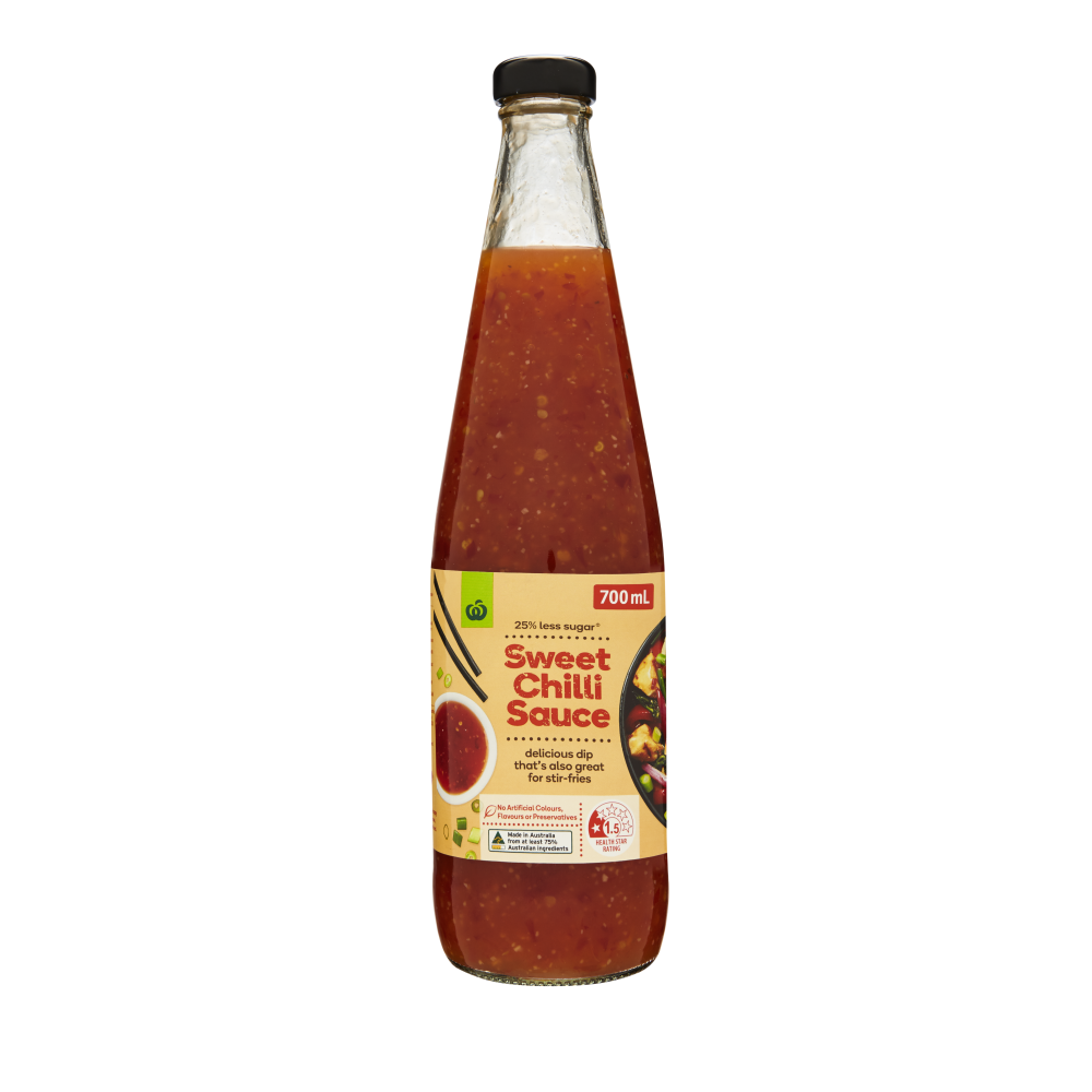 Woolworths Sweet Chilli Sauce 700ml bunch