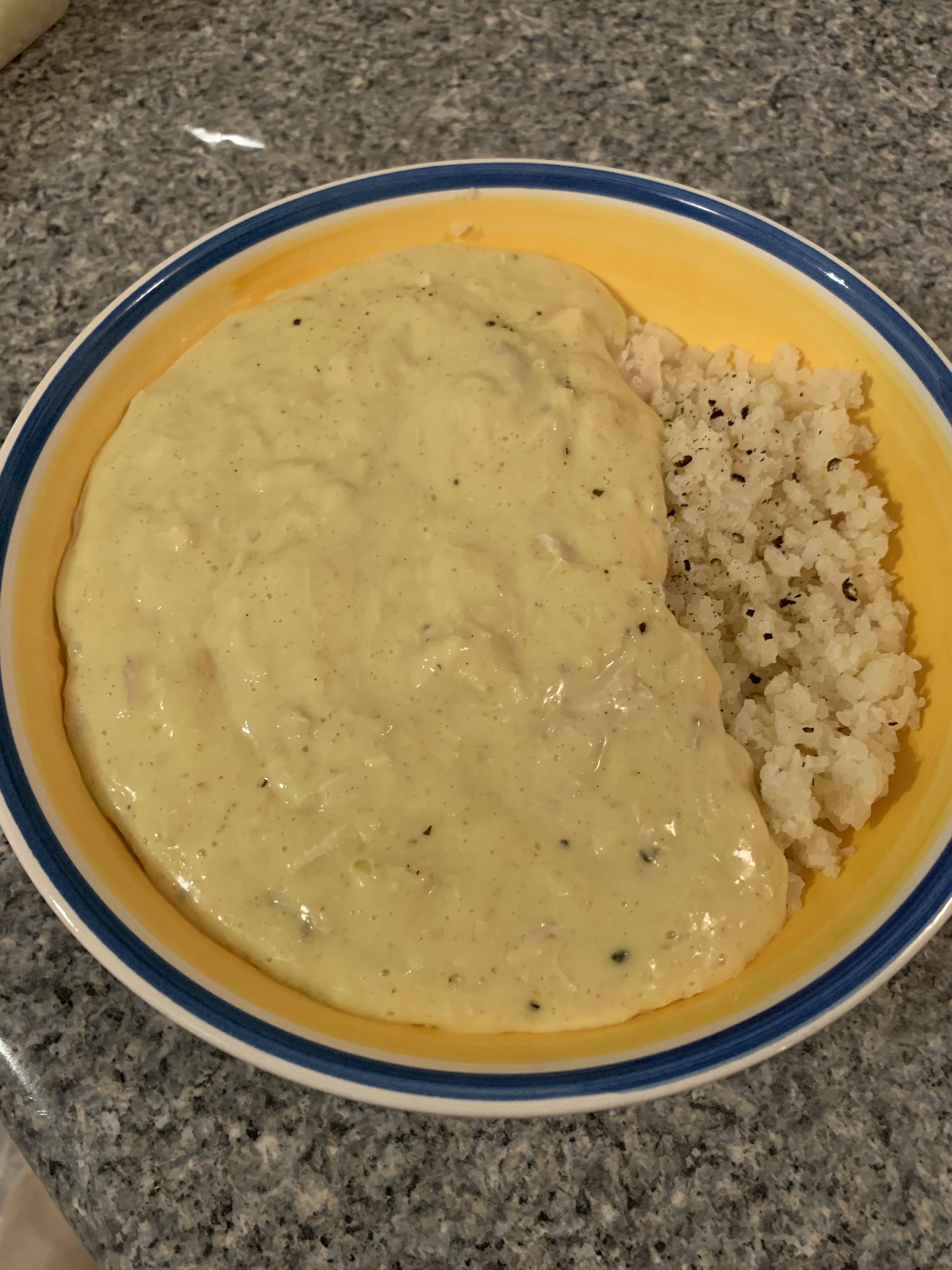 Mild chicken curry with cauliflower rice | bunch