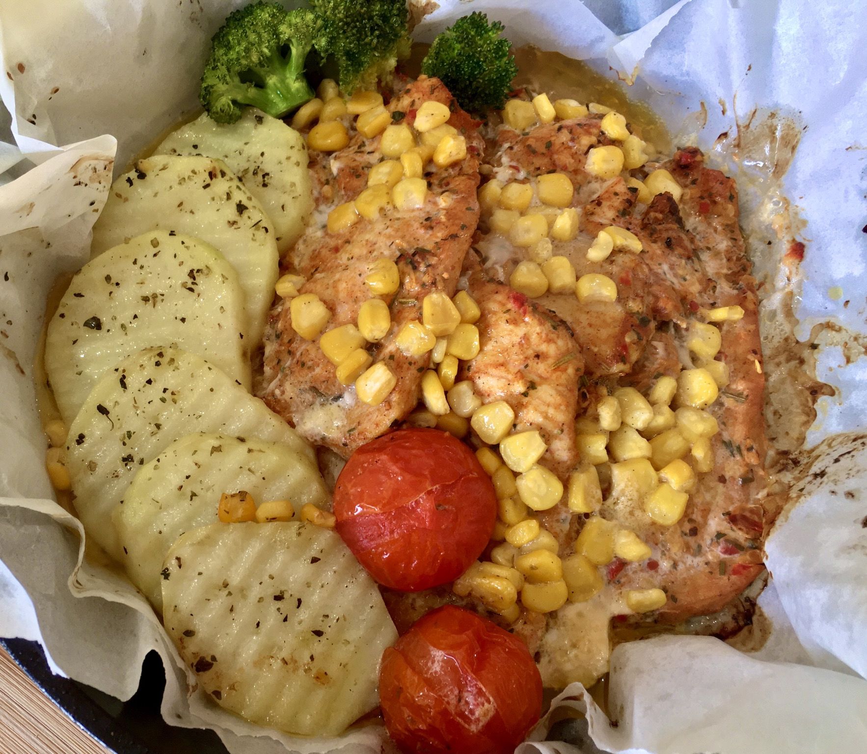 Baked Chicken Breast Steaks bunch