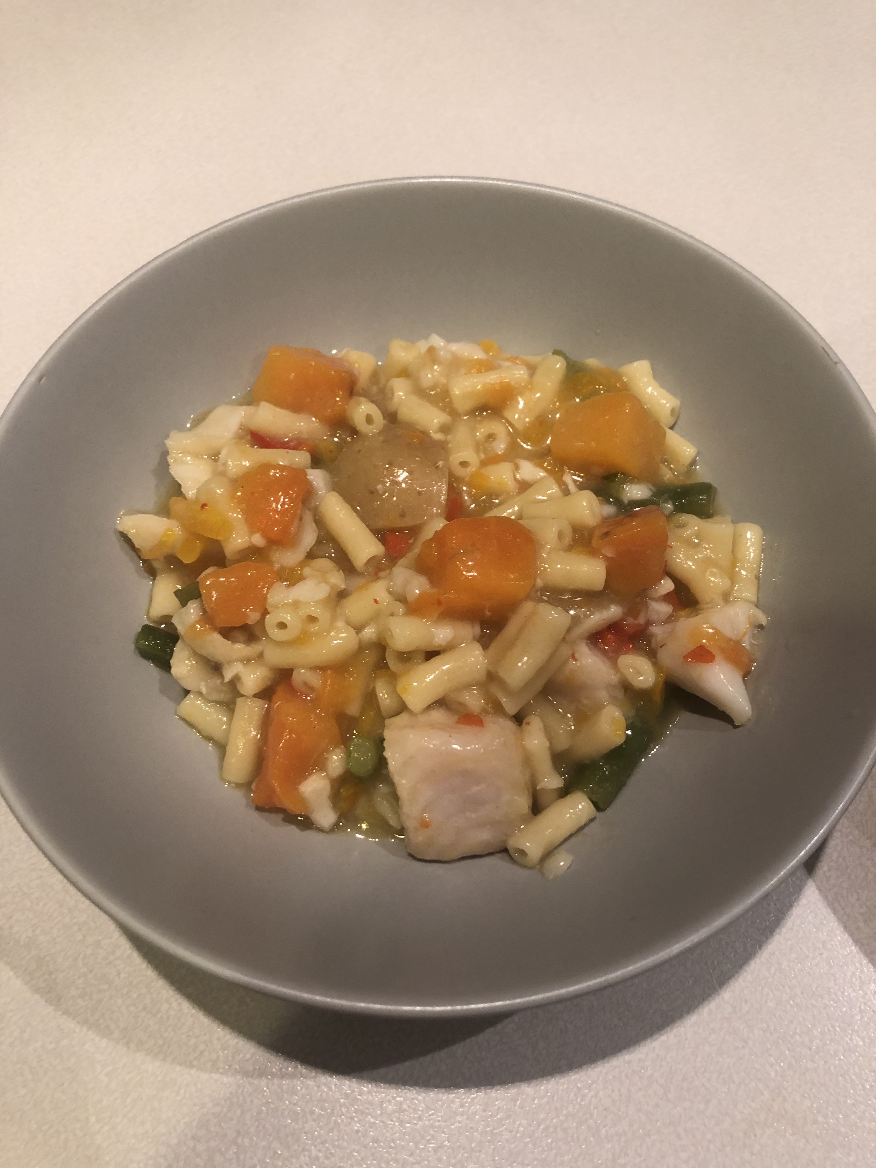 Pressure cooker fish curry bunch