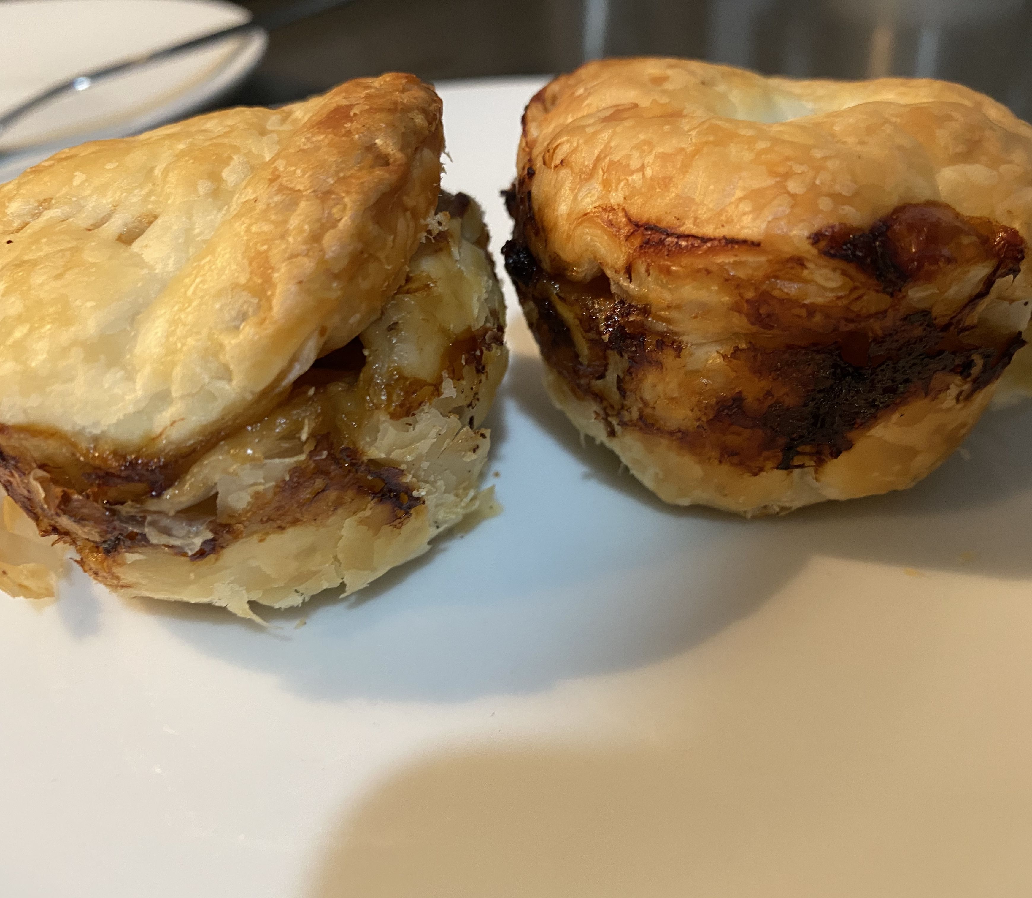Slow Cooked Pulled Pork Pies bunch