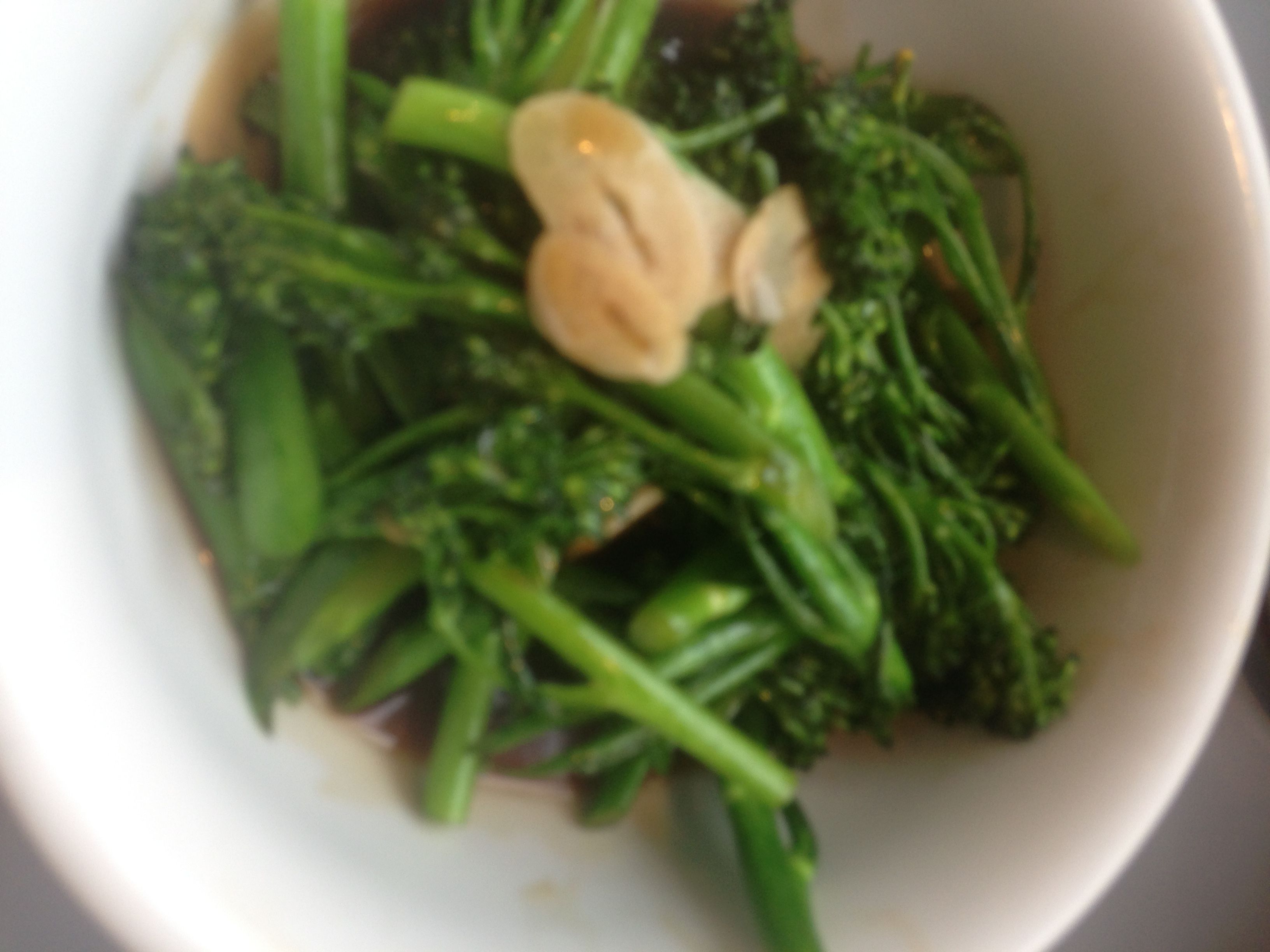 Garlic Broccolini with Sesame bunch