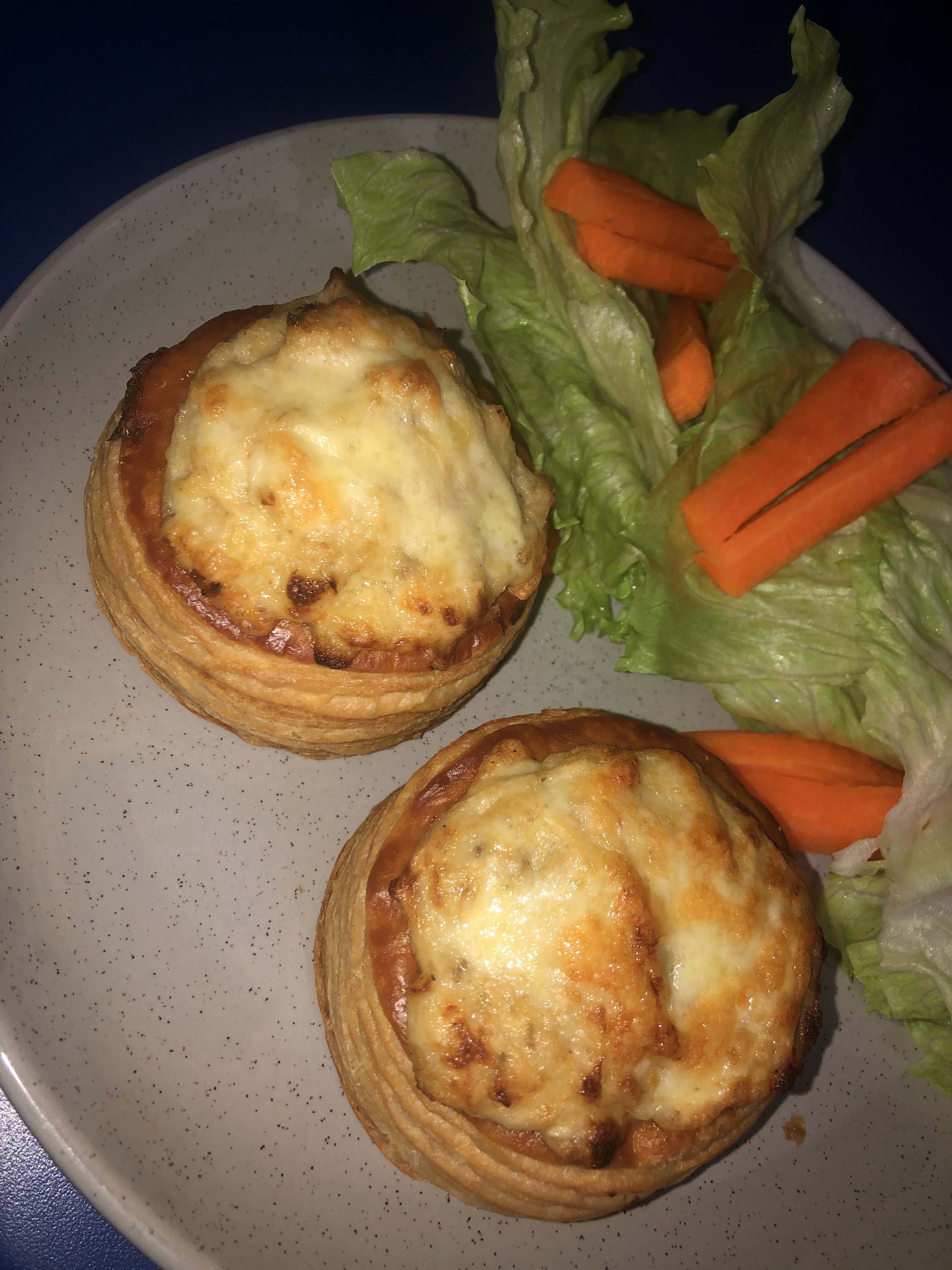 Salmon Mornay Vol Au Vents bunch