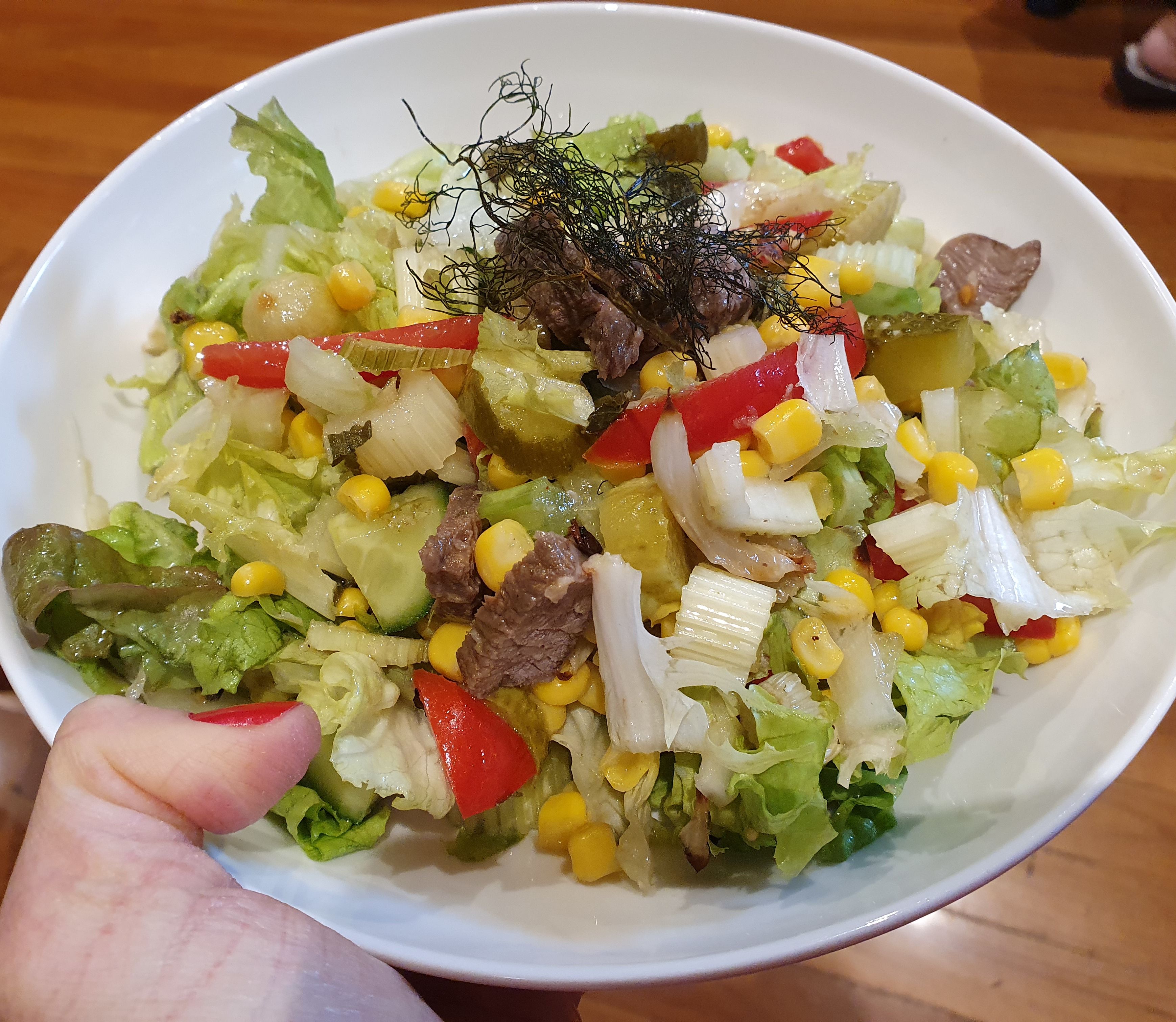 Lamb & Roasted fennel salad bunch