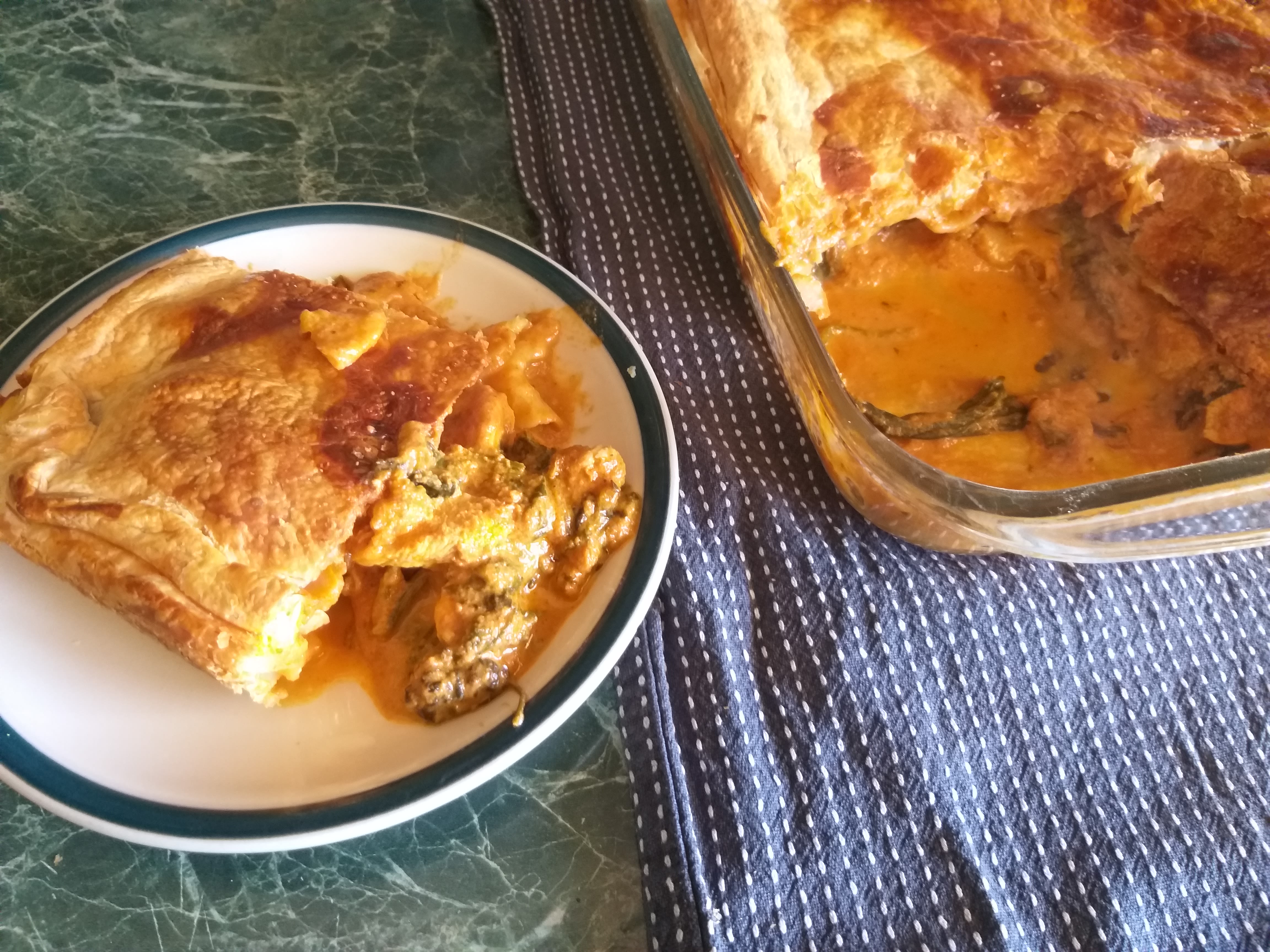 Butter chicken pie bunch