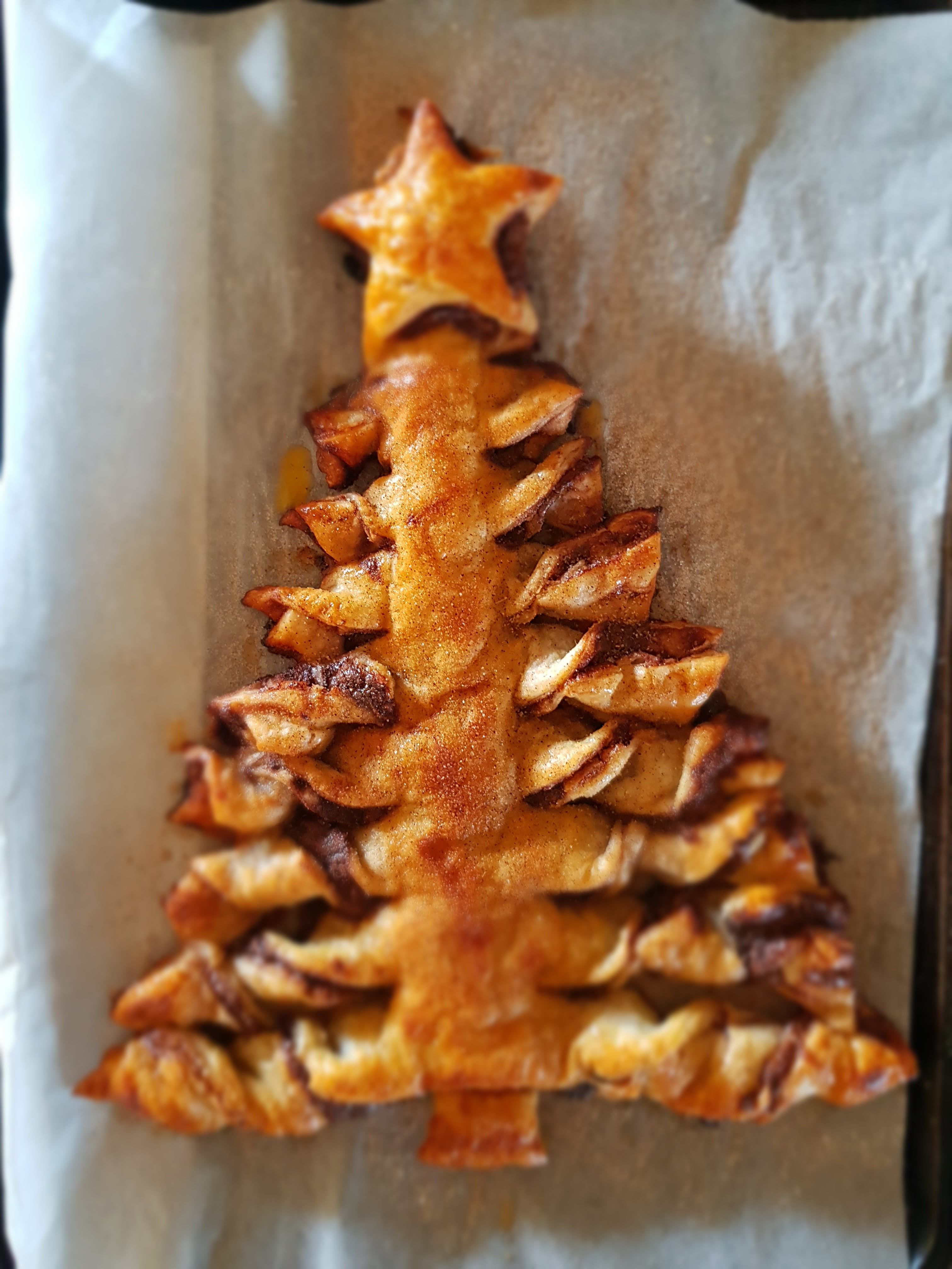 Churro nutella Christmas tree bunch