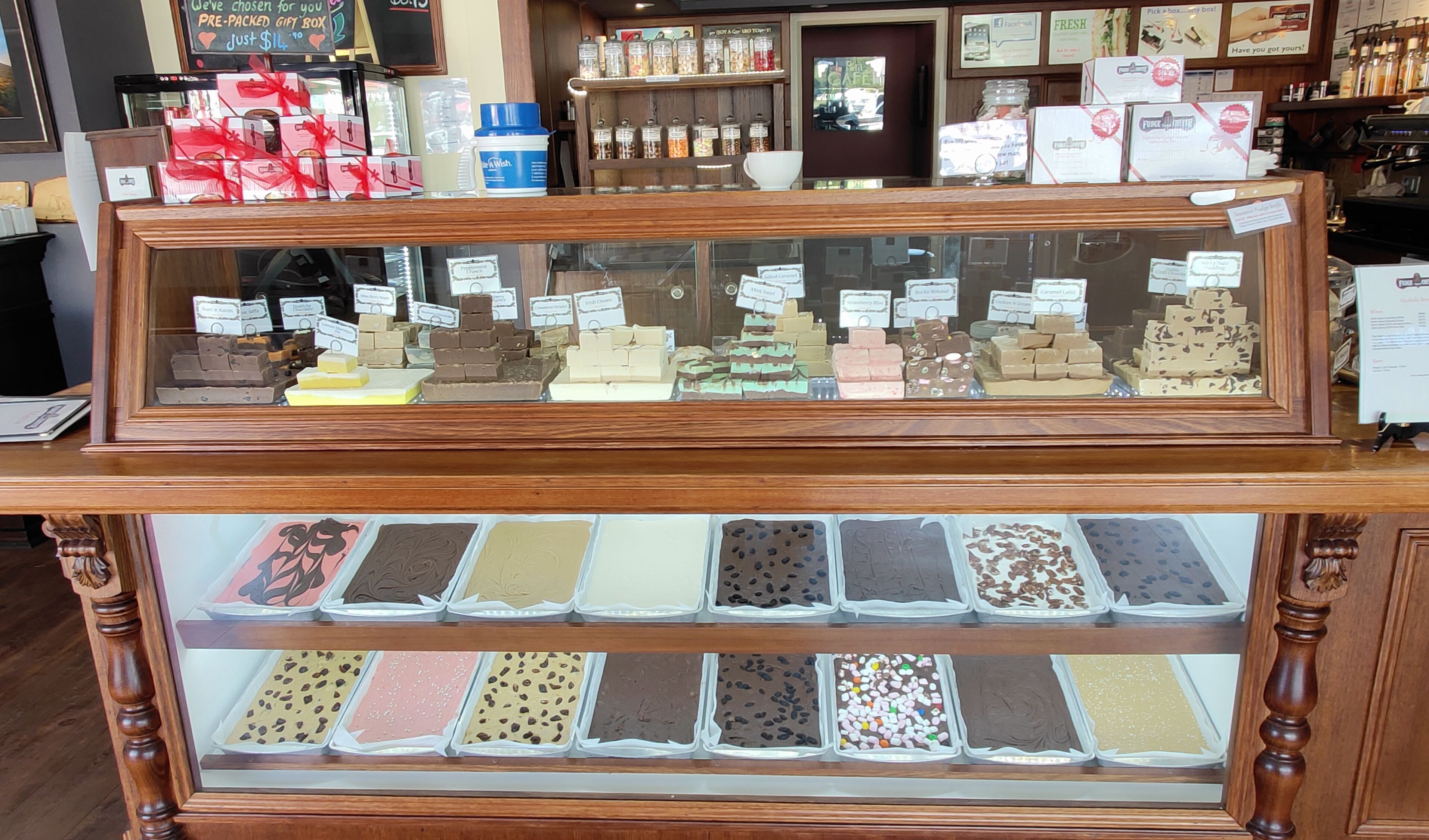 Fudge and Coffee bunch