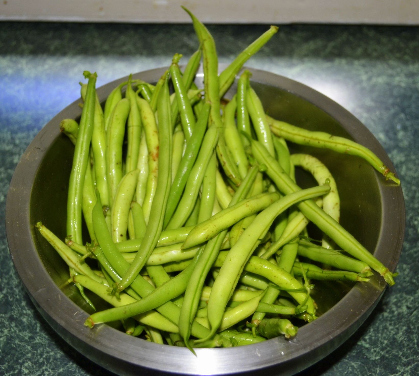 How to blanch & freeze green beans. bunch