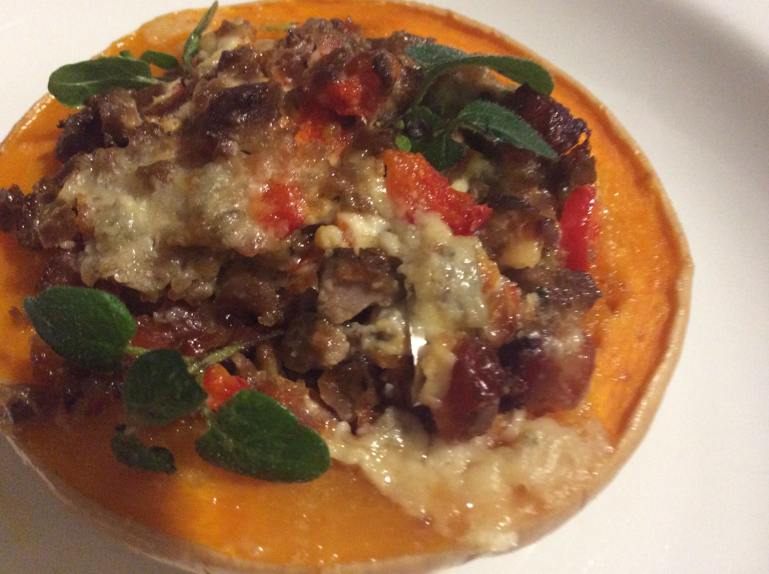 Stuffed Butternut Pumpkin Rounds for 1 | bunch