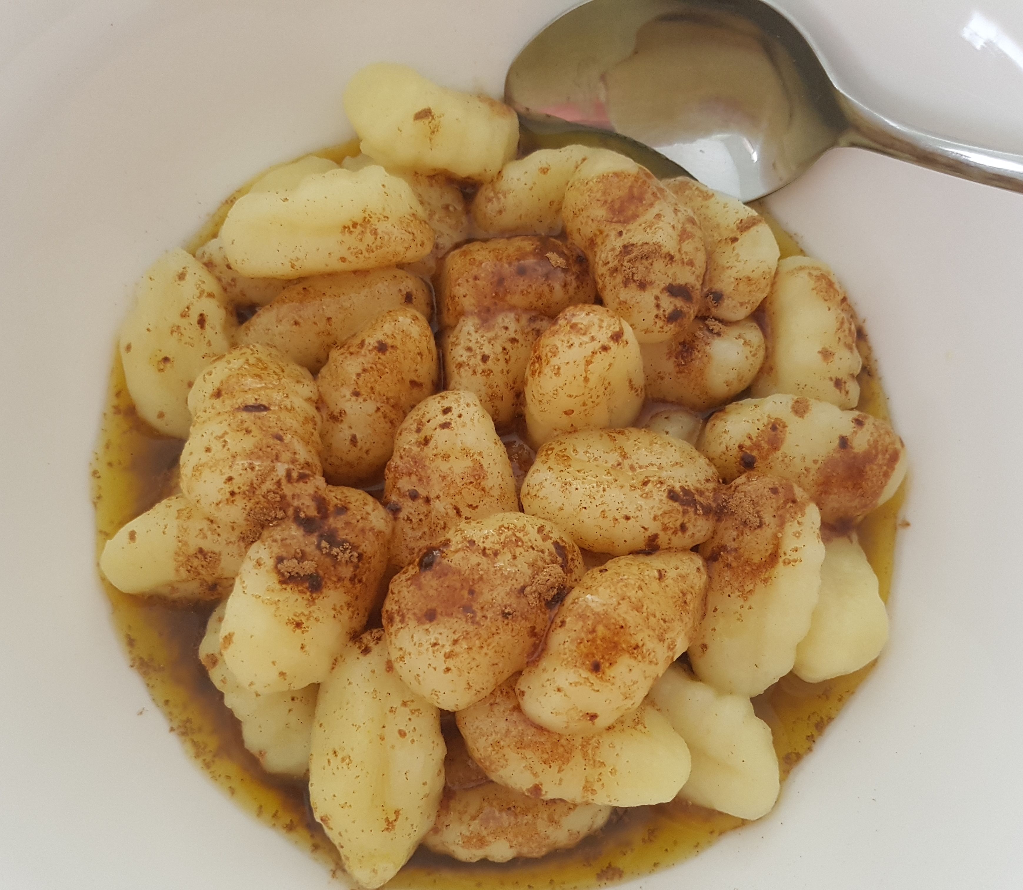 Cinnamon butter gnocchi bunch